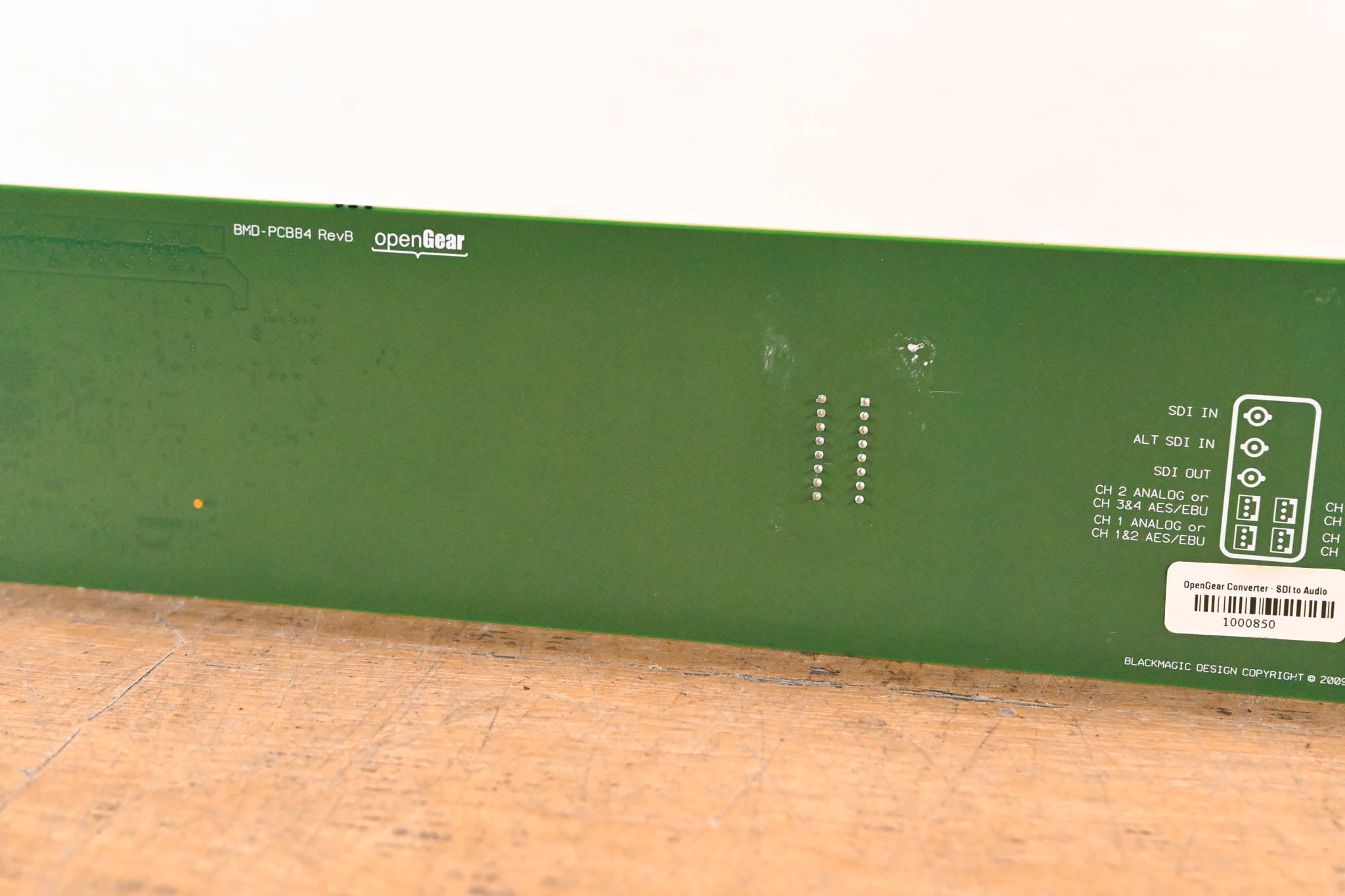 Blackmagic Design OpenGear Converter - SDI to Audio