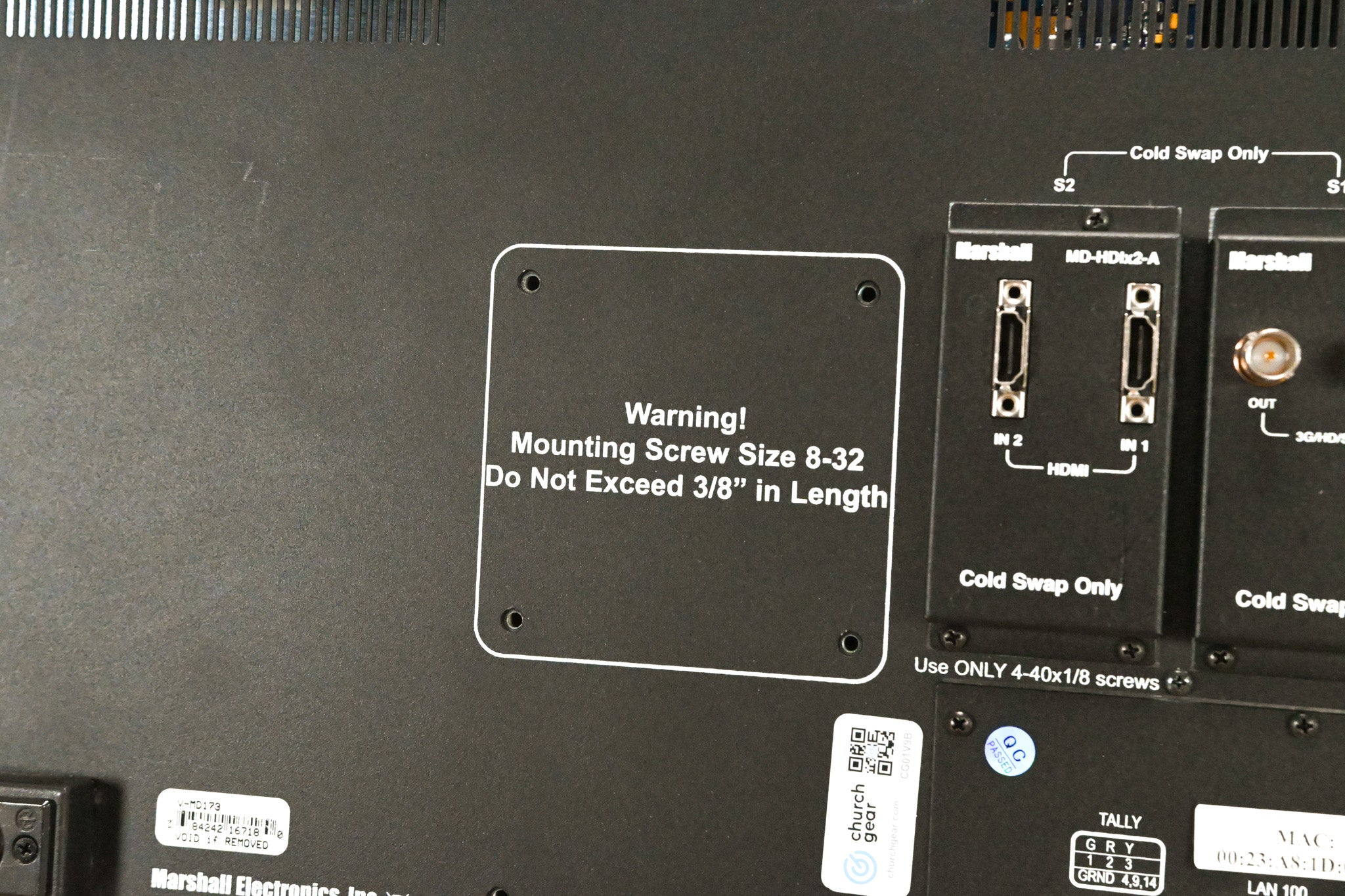 Marshall V-MD173 17.3" LED LCD Monitor (NO POWER SUPPLY)
