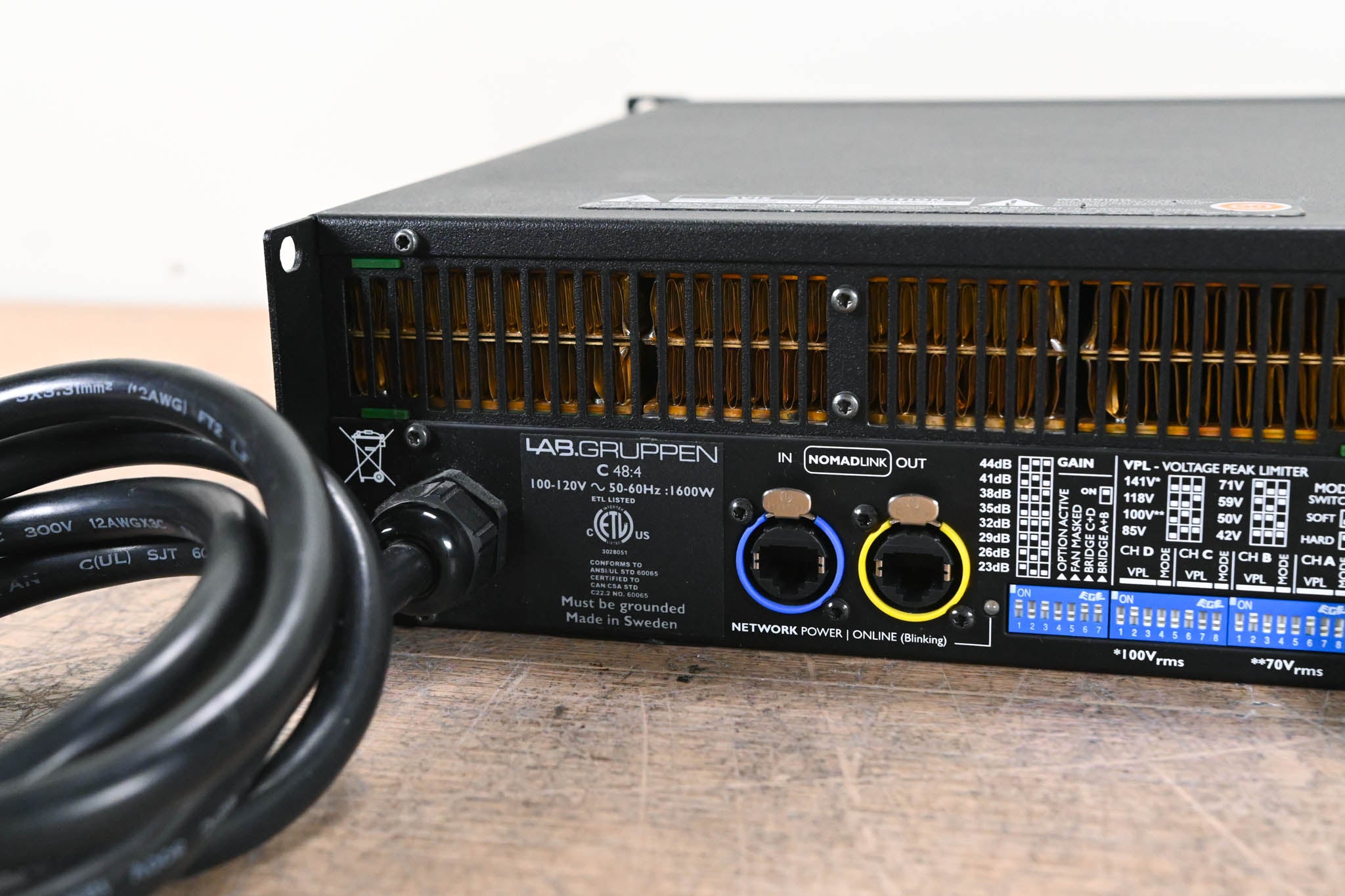 Lab Gruppen C 48:4 4800W 4-Channel Power Amplifier