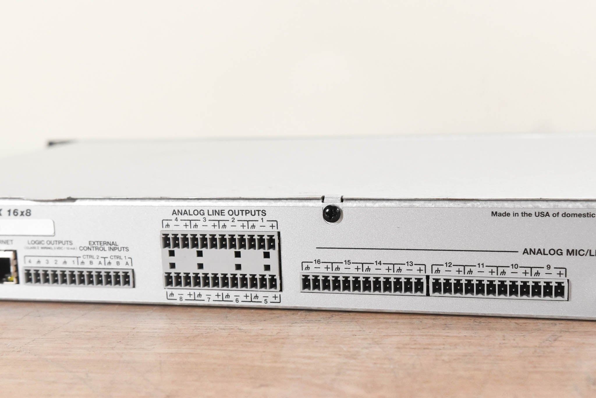 Symetrix Solus NX 16x8 Digital Signal Processor (NO POWER SUPPLY