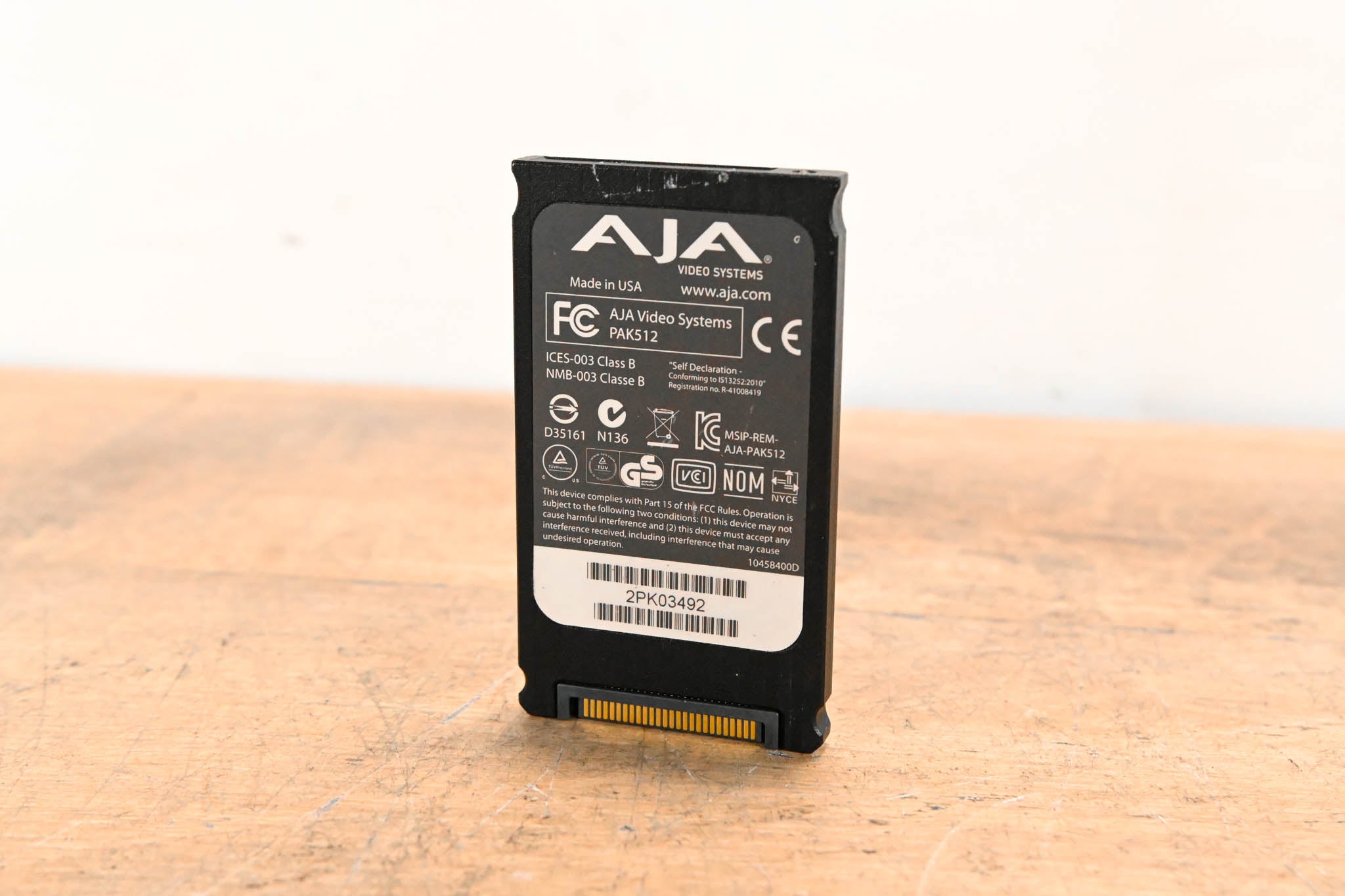 AJA PAK512 SSD Module for Ki Pro Systems