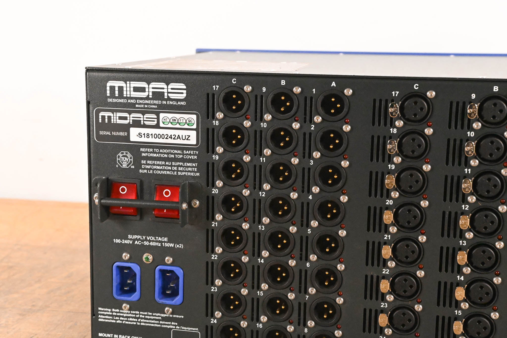 Midas DL231 24x24 Active Microphone Splitter