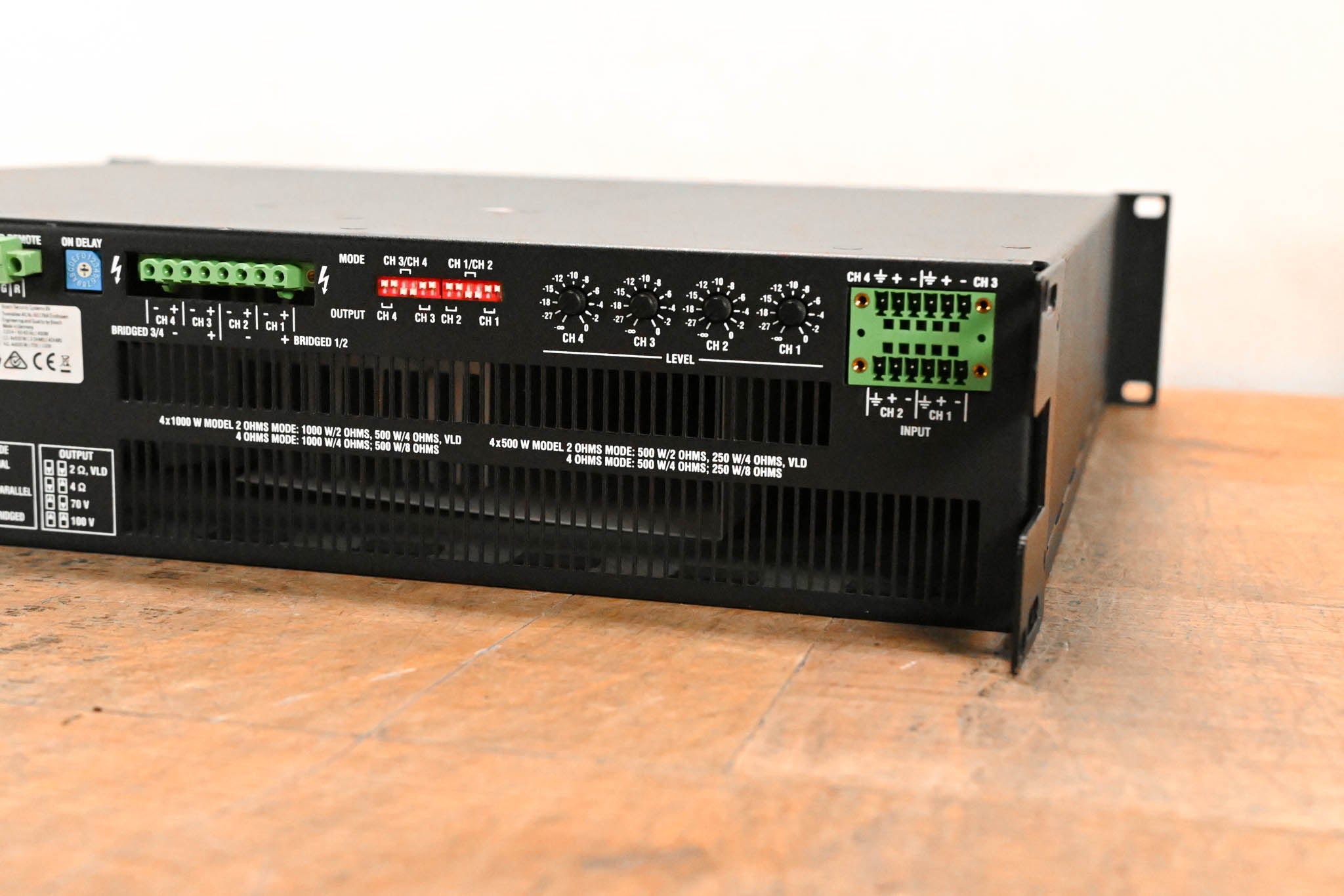 Electro-Voice (EV) CPS4.5 500W 4‑Channel Power Amplifier