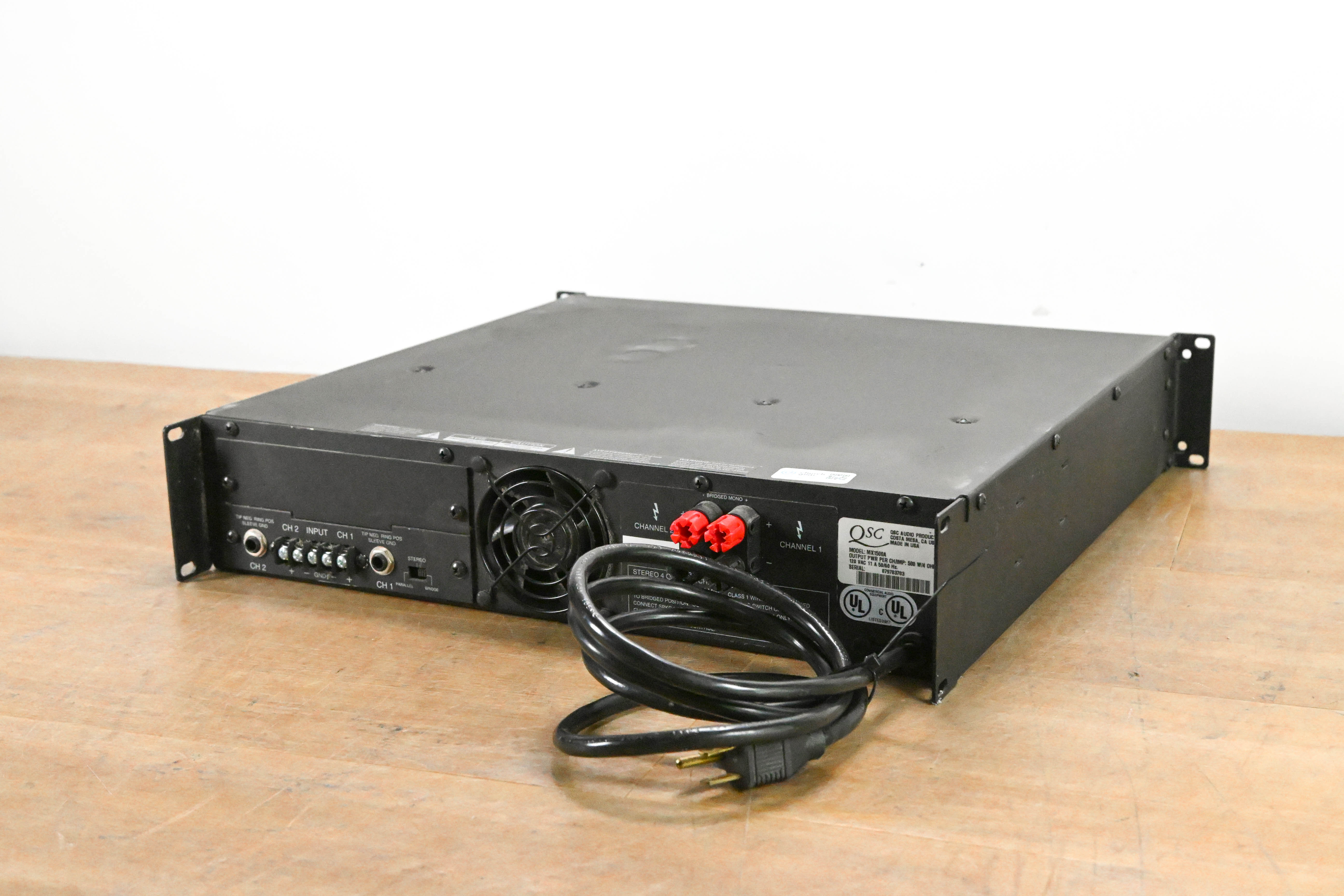 QSC MX 1500a 2-Channel Power Amplifier
