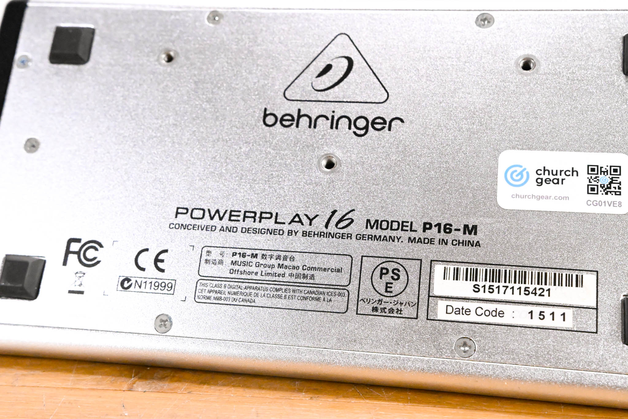 Behringer Powerplay P16-M 16-Channel Digital Personal Mixer