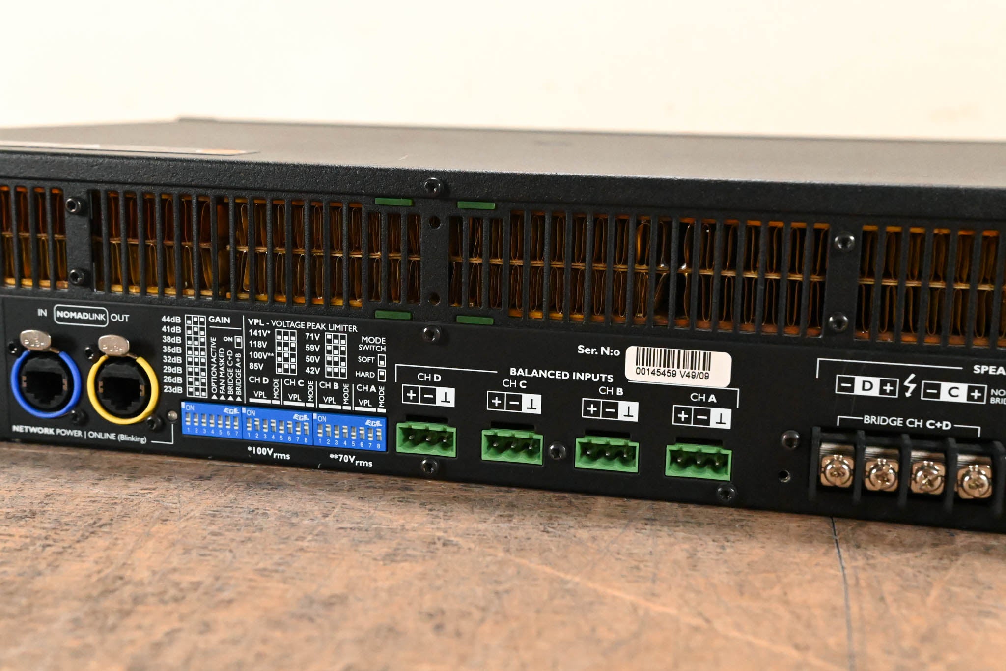 Lab Gruppen C 48:4 4800W 4-Channel Power Amplifier