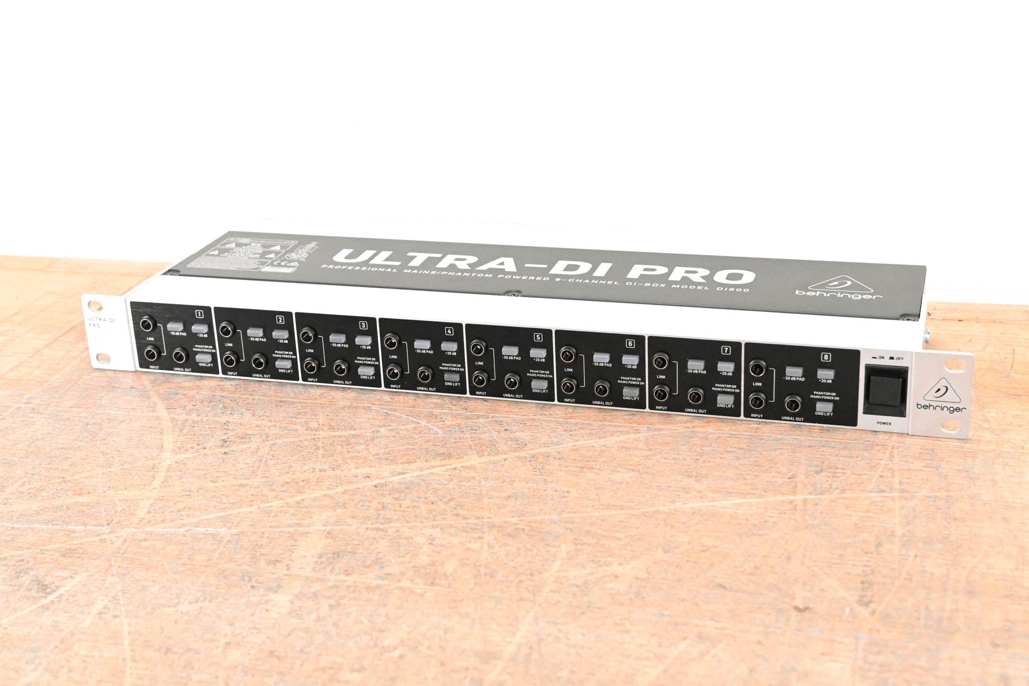 Behringer ULTRA-DI PRO DI800 8-Channel Active DI Box