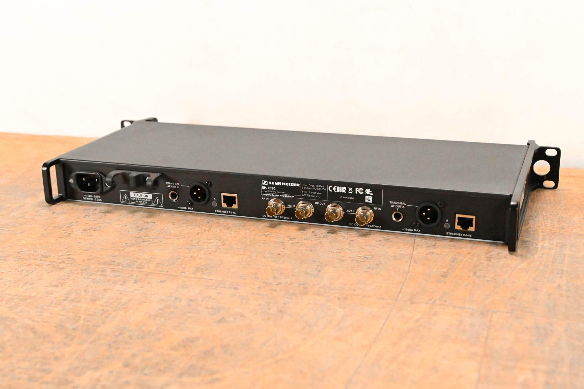 Sennheiser EM 2050 Dual-Channel Wireless Receiver Aw Range: 516-558 MHz