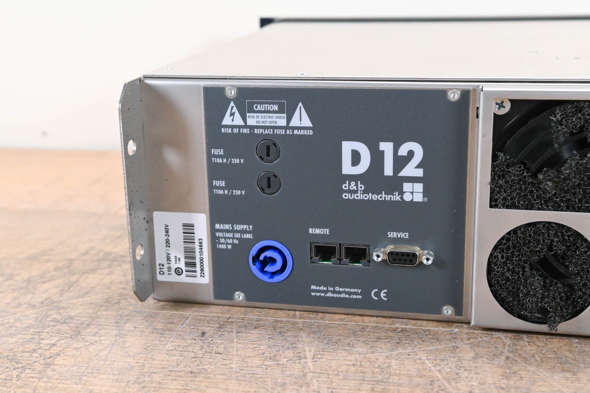 d&b audiotechnik D12 Dual-Channel Power Amplifier