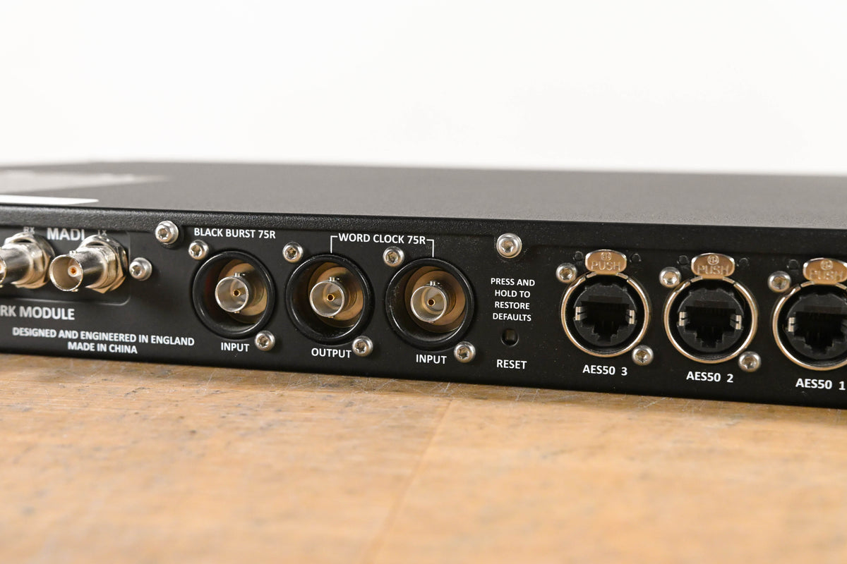 Klark Teknik DN9650 Digital Audio Network Bridge with MADI Card