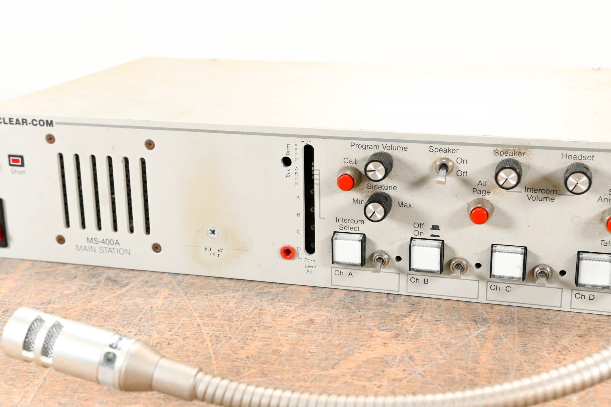 Clear-Com MS-400A 4-Channel Intercom Main Station