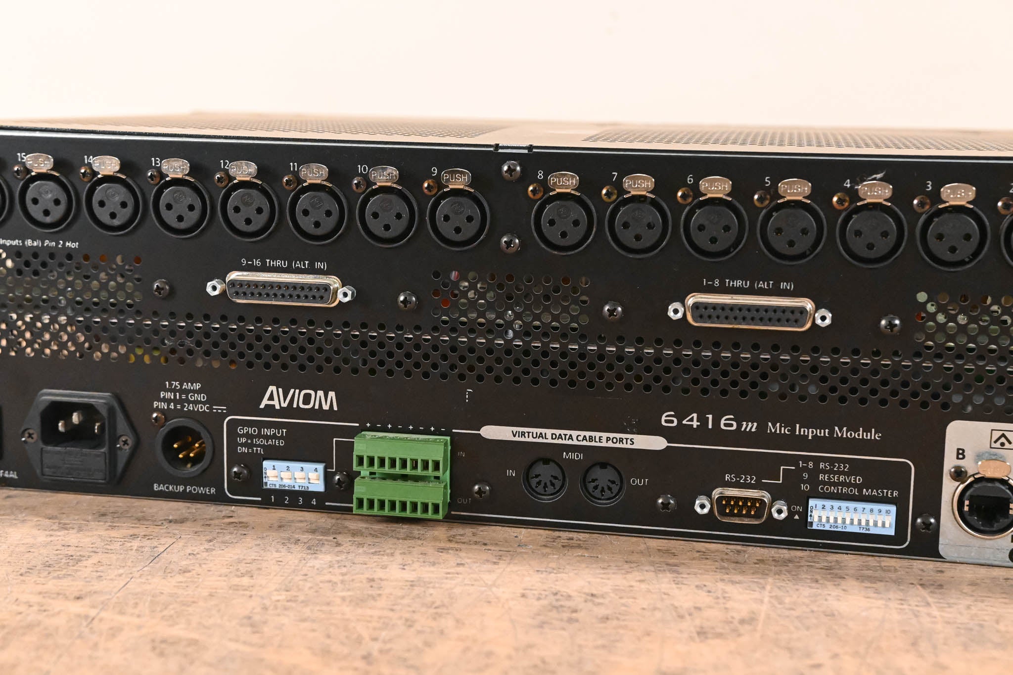 Aviom 6416m 16-Channel Mic Input Module