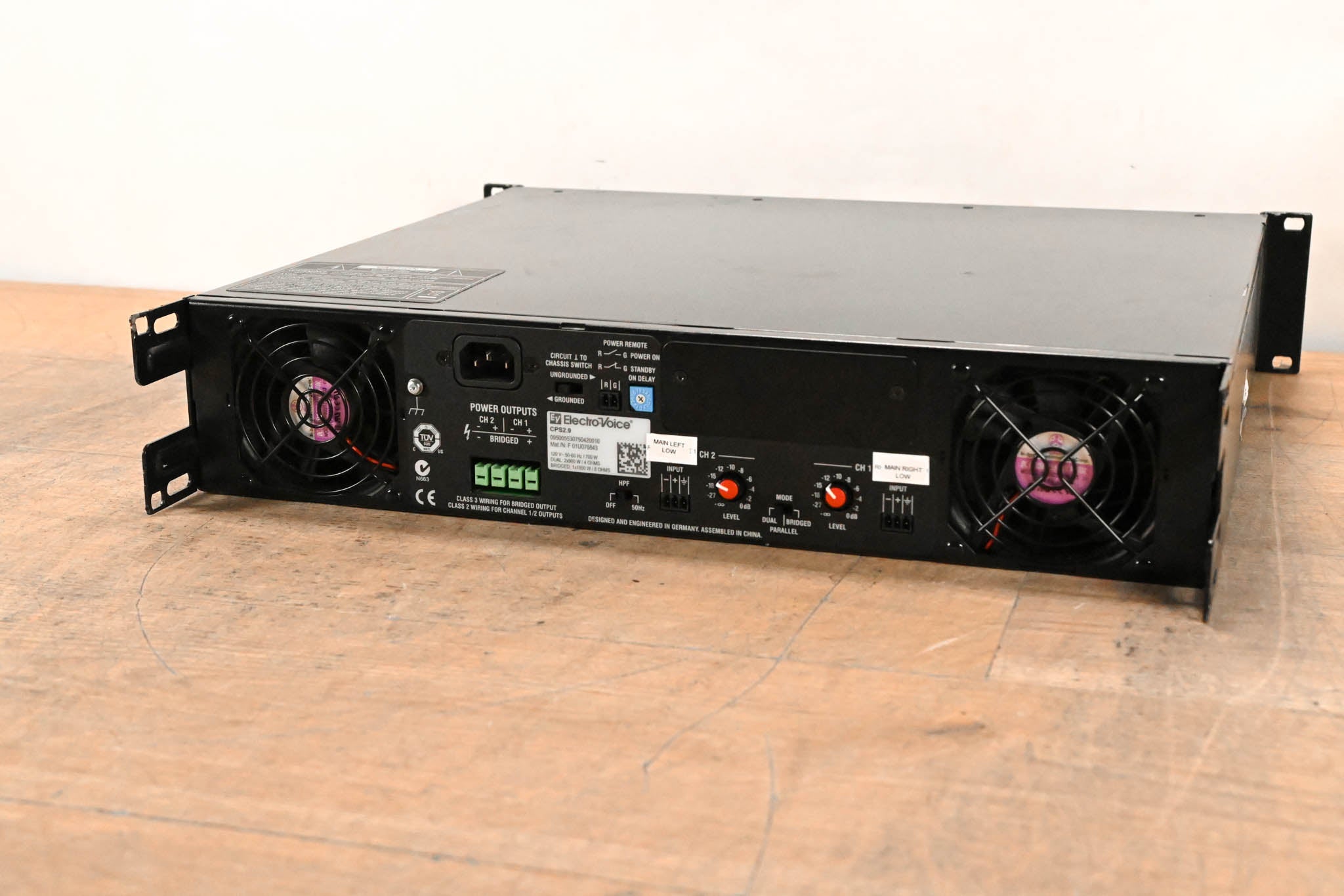 Electro-Voice (EV) CPS2.9 2-Channel Power Amplifier