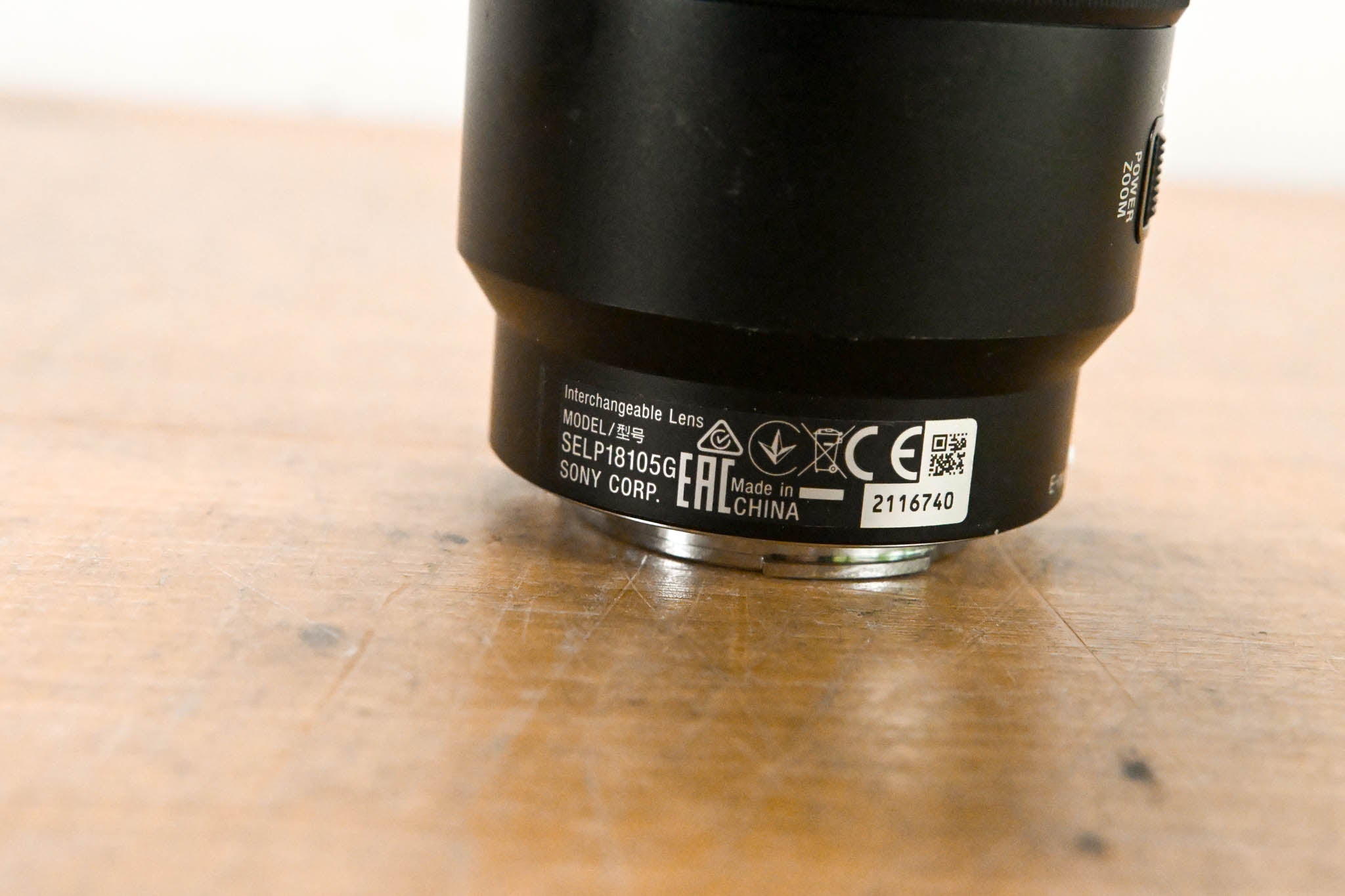 Sony SELP18105G E PZ 18-105mm f/4 G OSS Lens