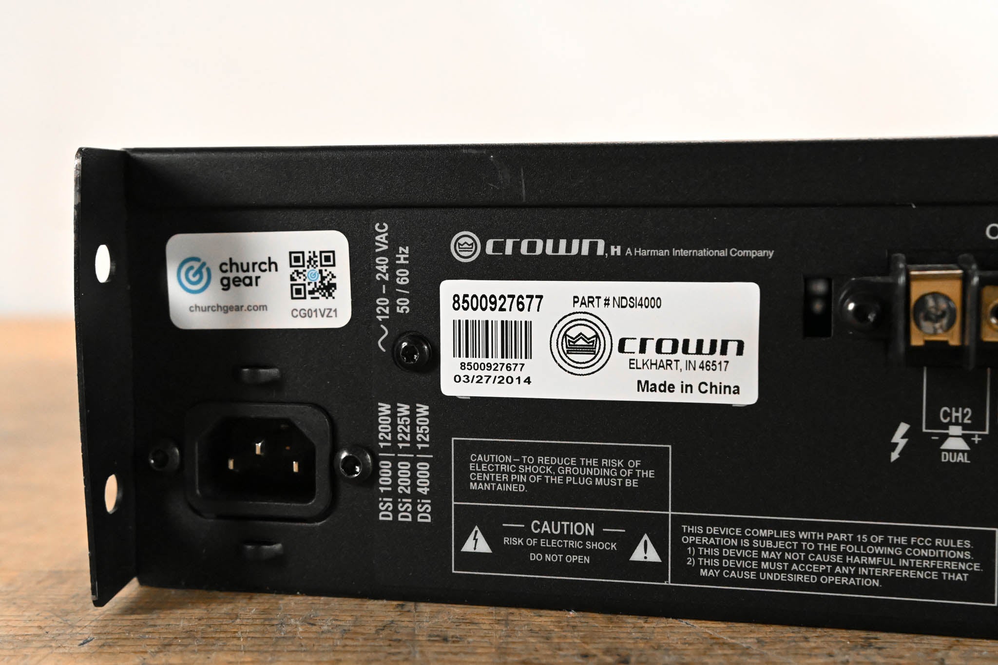 Crown DSi 4000 2-Channel Power Amplifier