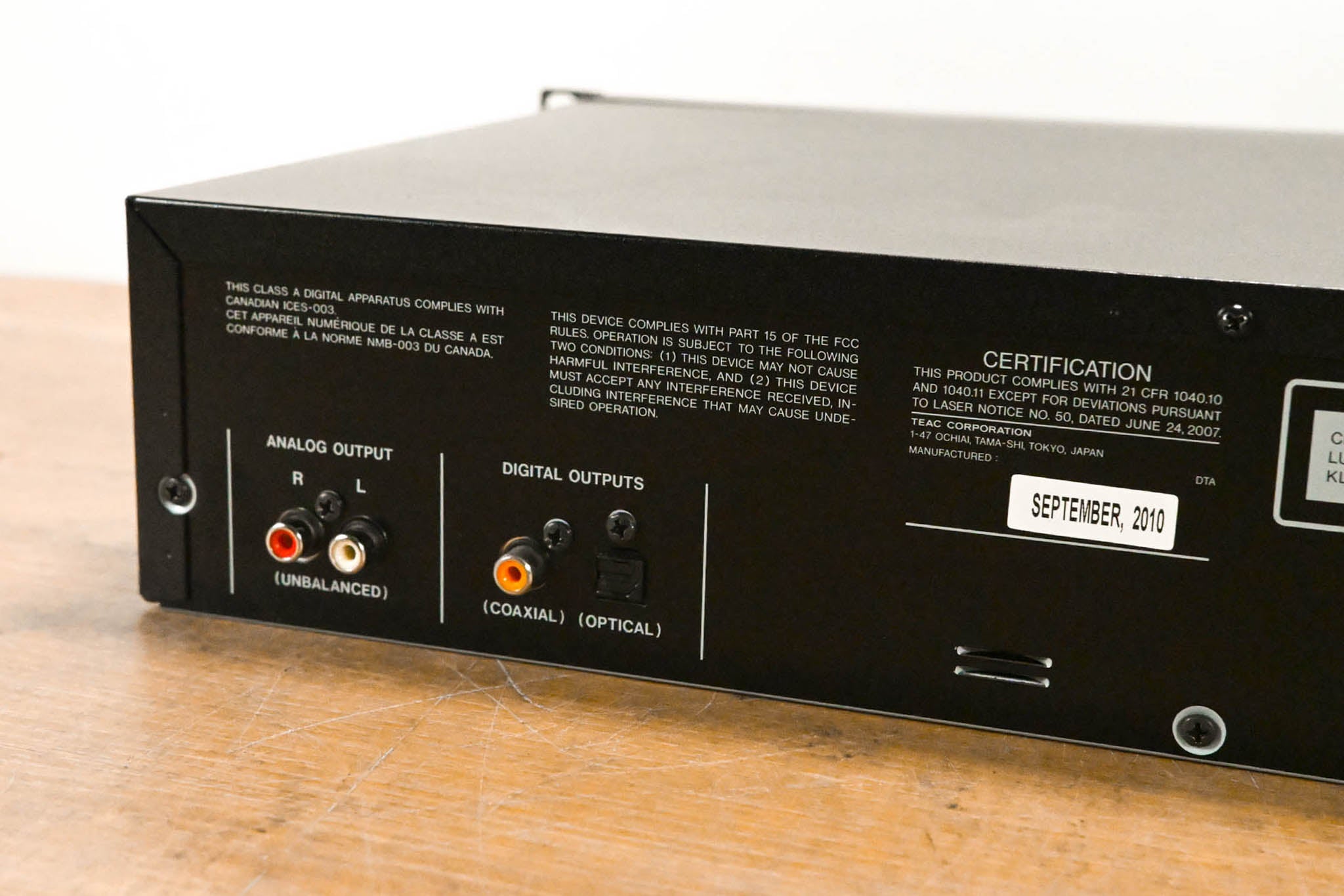 TASCAM CD-200 CD/MP3 Player