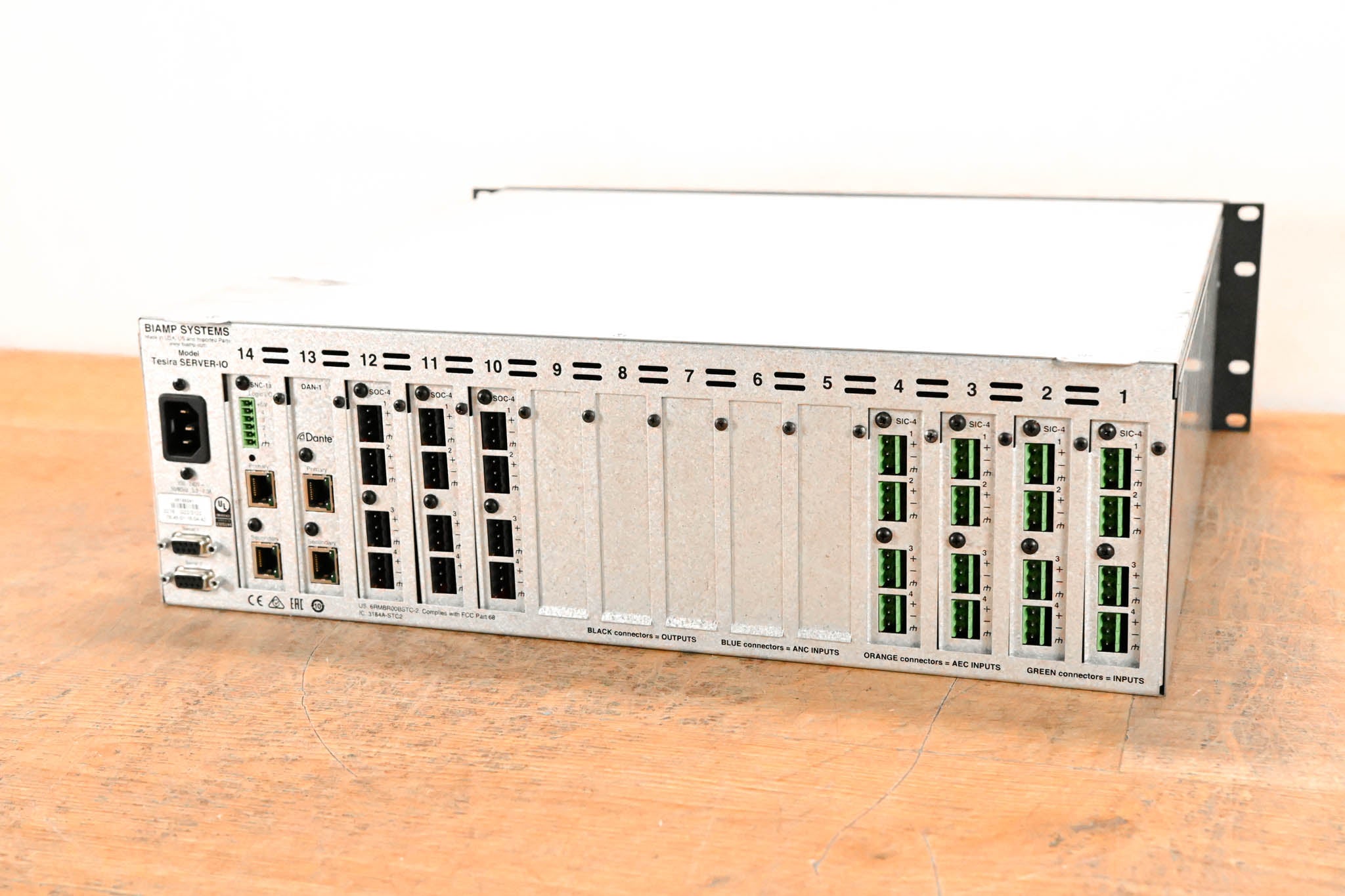 Biamp Tesira SERVER-IO Digital Audio Network Server