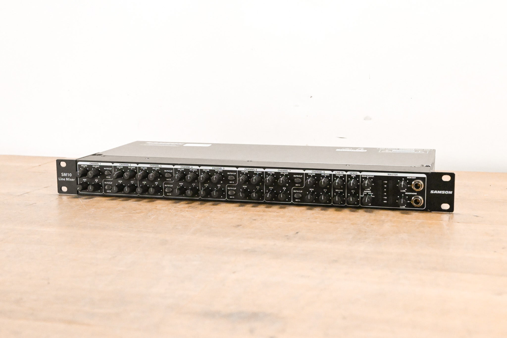 Samson SM10 10-Channel Rackmount Stereo Line Mixer