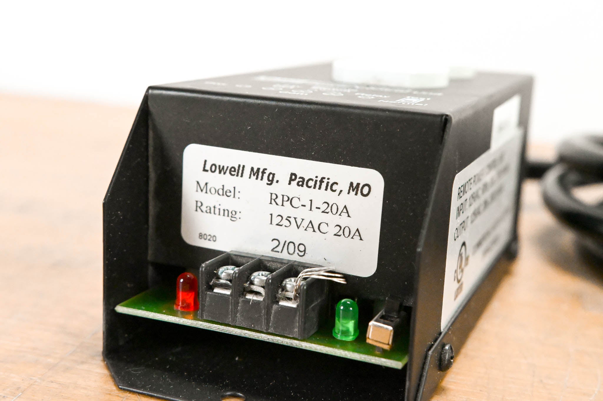 Lowell RPC-1-20A 20A Remote Power Control Unit