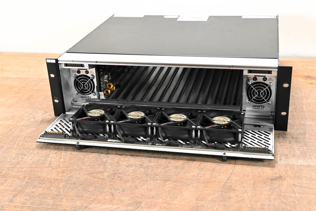 Evertz 7800FR-QT 3U Rack-Mountable Quiet Multiframe CG01KG7