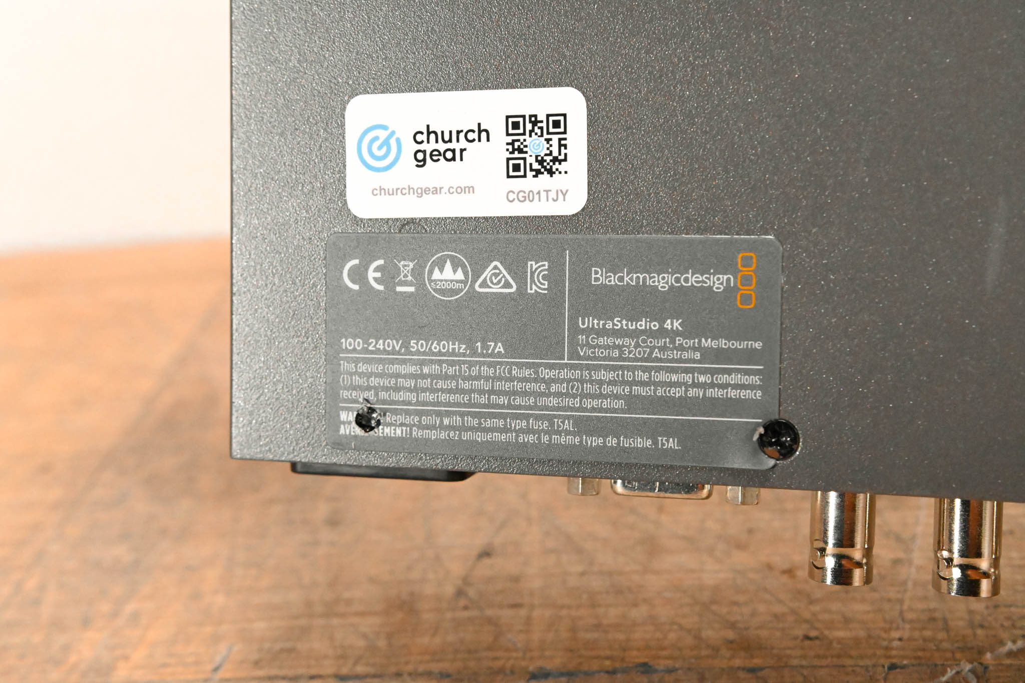 Blackmagic Design UltraStudio 4K Thunderbolt 2