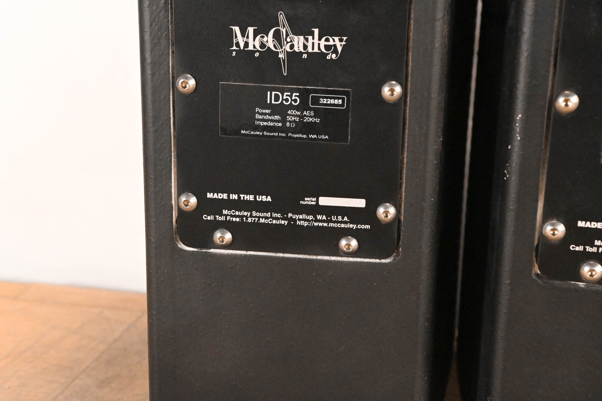 McCauley ID55 2-Way Passive Install Speakers 400W 8Ω (PAIR)
