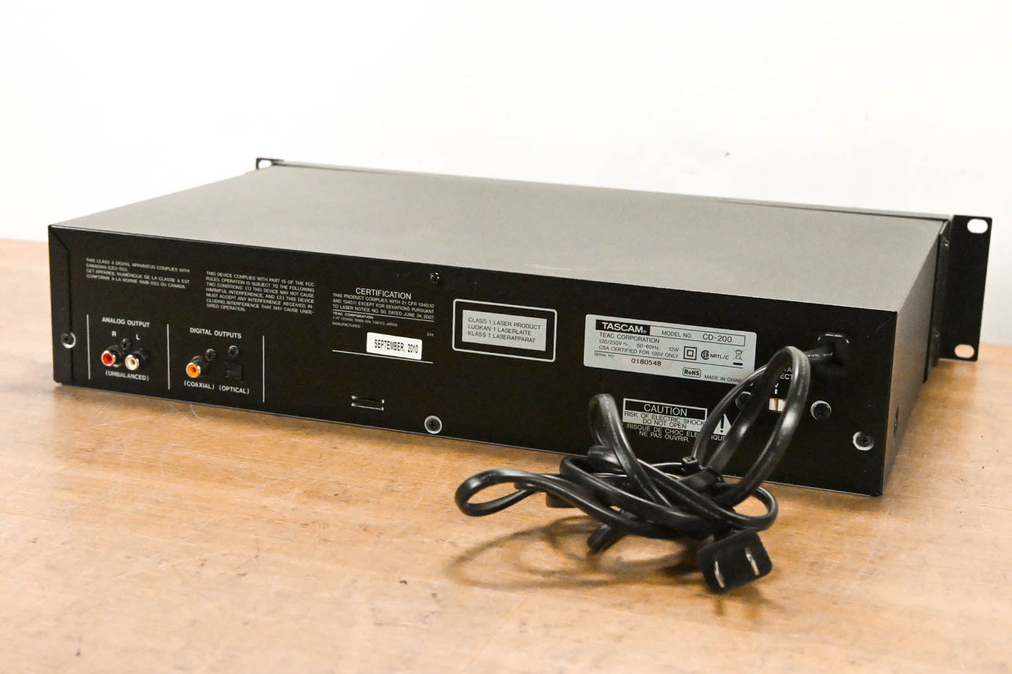 TASCAM CD-200 CD/MP3 Player