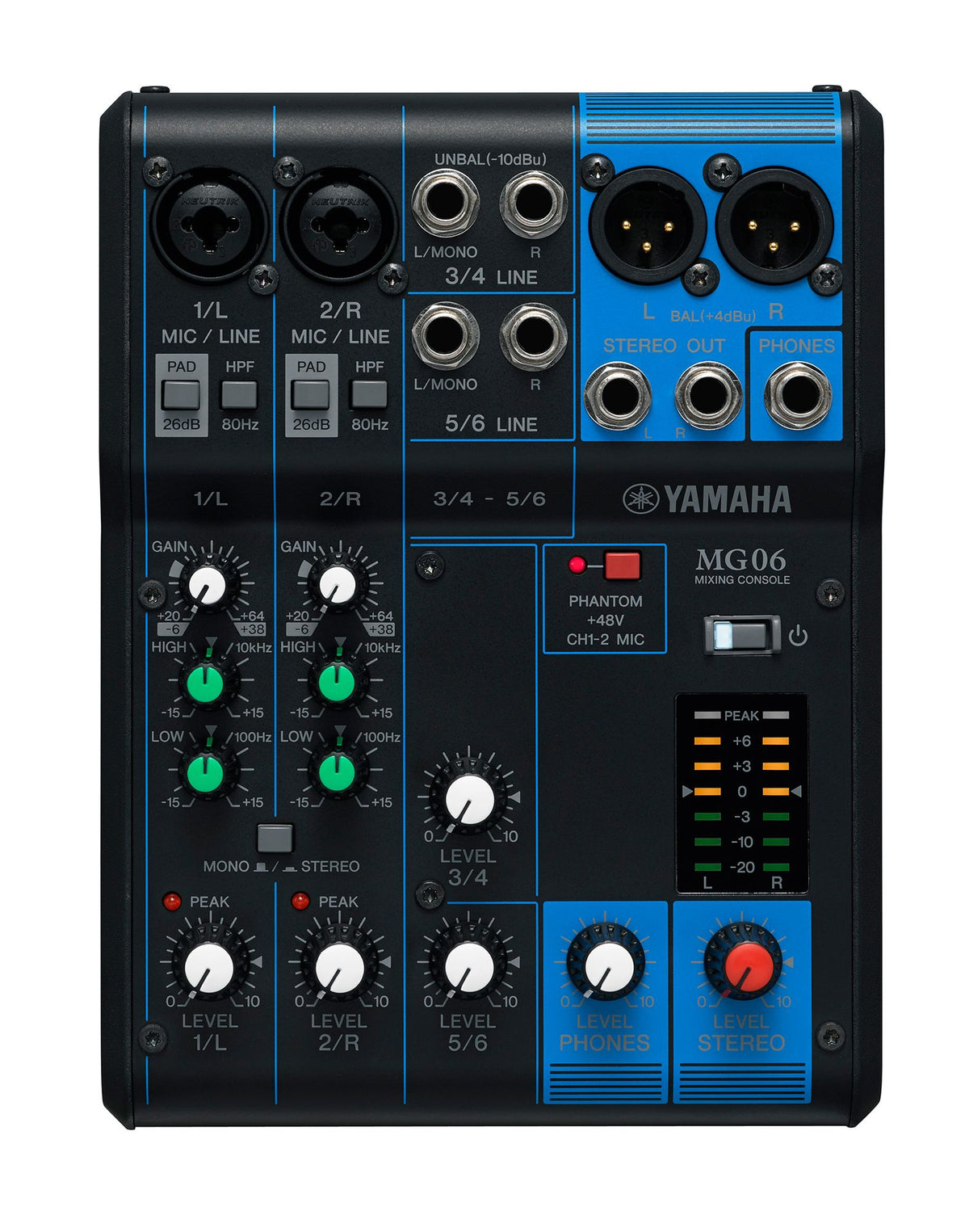 6-Input Stereo Mixer