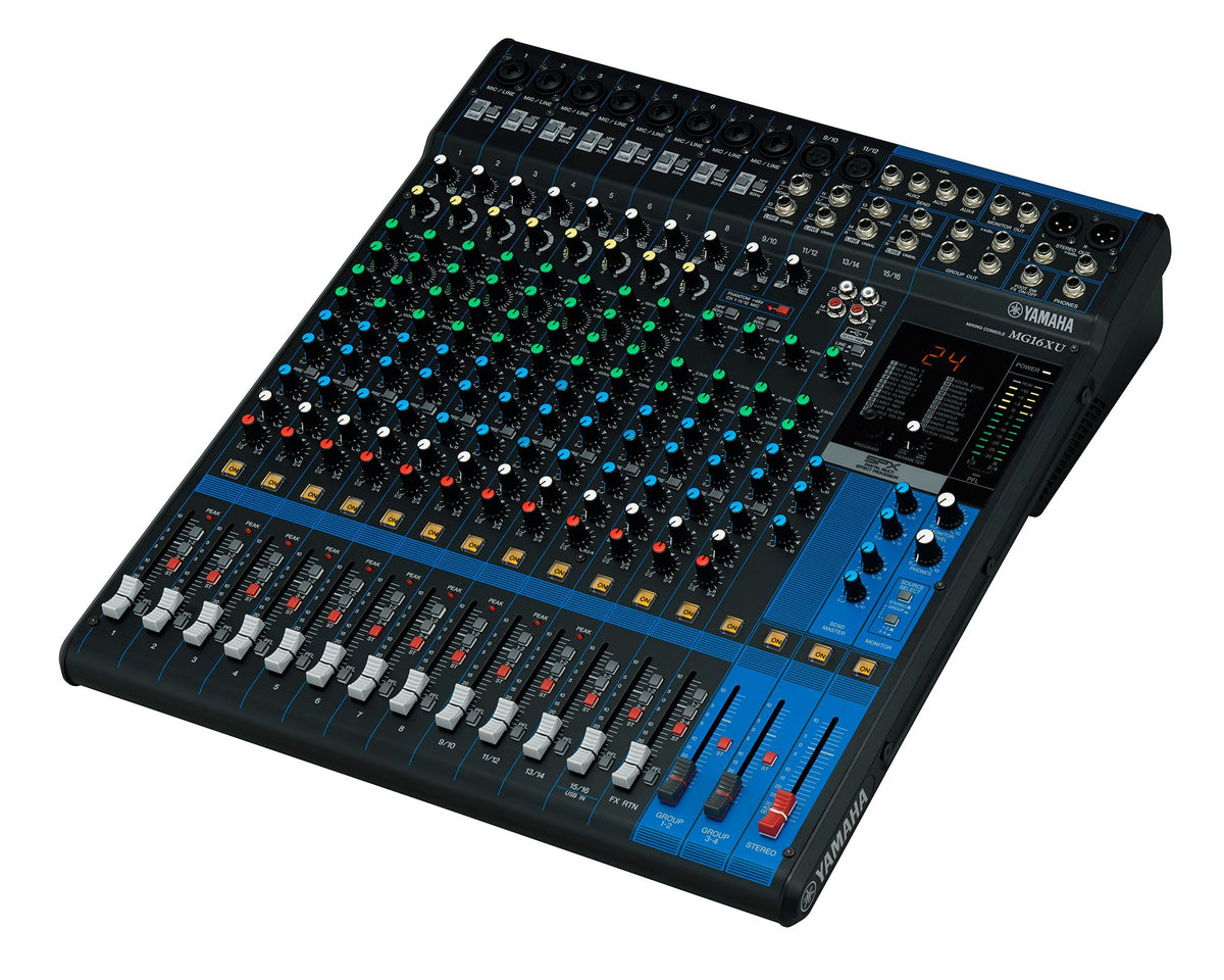 16-Input 6-Bus Mixer with Effects and USB 12RU