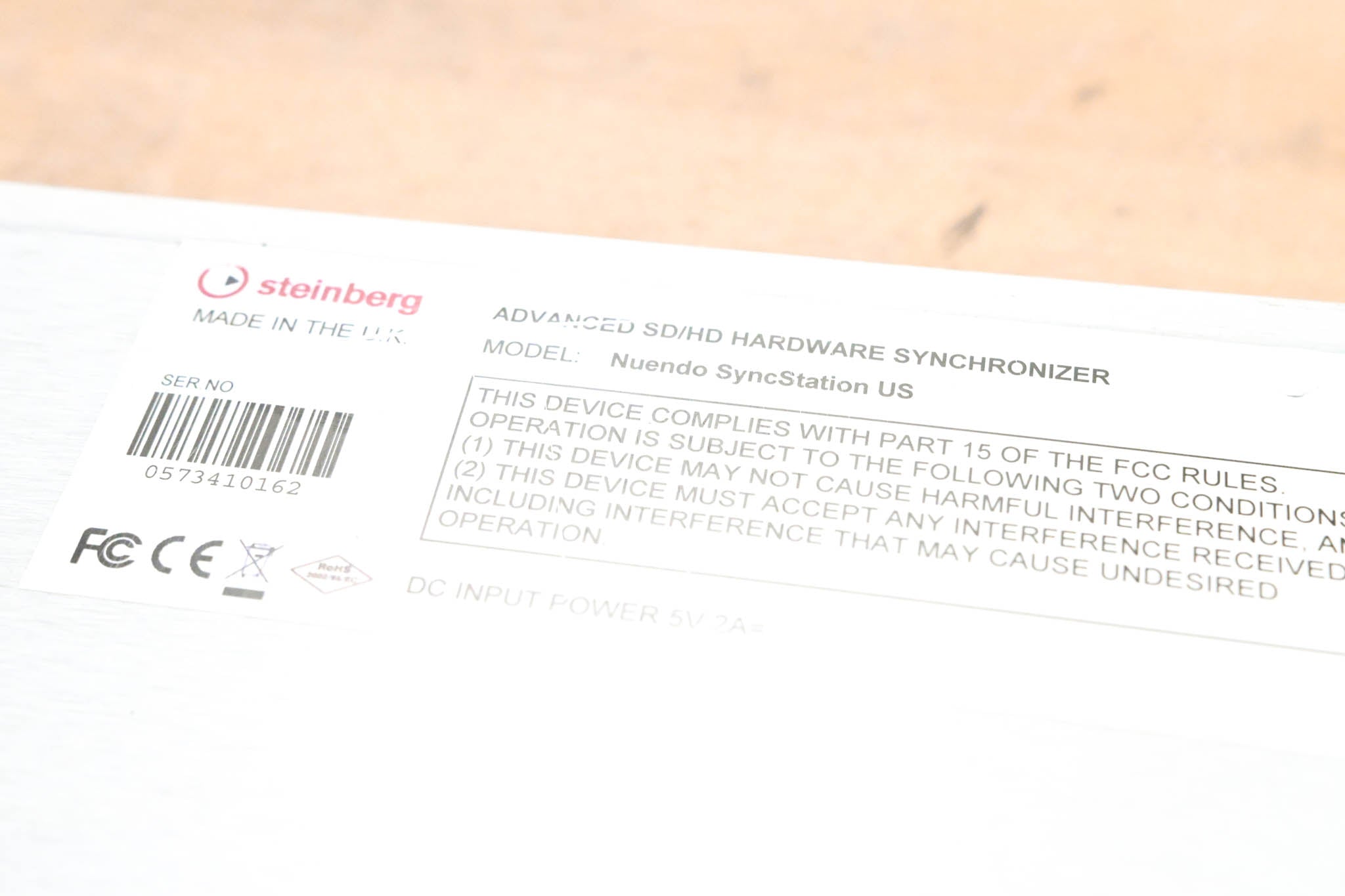 Steinberg Nuendo SyncStation Advanced SD/HD Hardware Synchronizer NO PSU