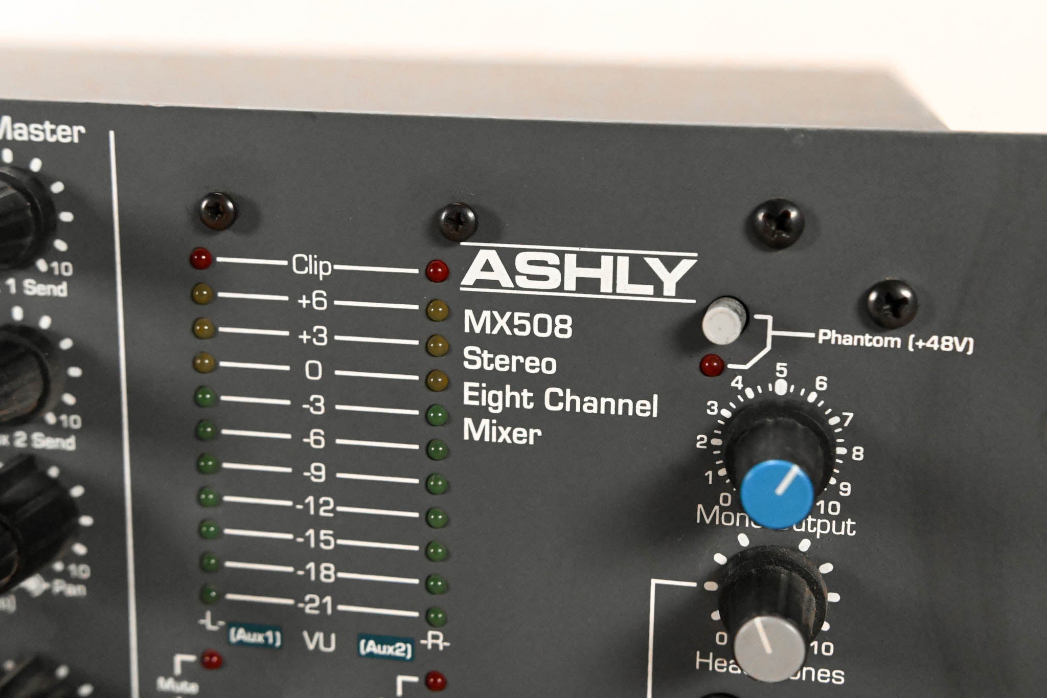 Ashly MX-508 8-Input Stereo Rack-Mountable Mic/Line Mixer