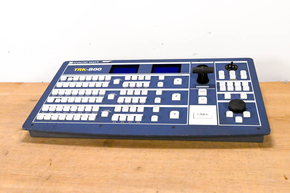 Analog Way TRK-800 Triple Remote Control Keypad for Seamless Switchers
