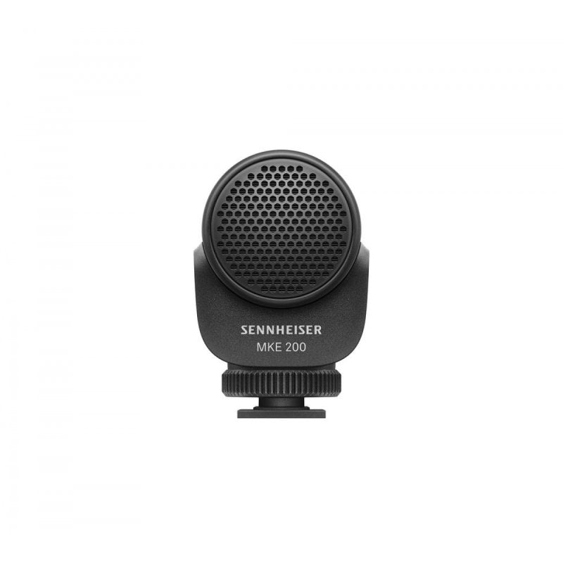 Compact, super-cardioid on-camera microphone