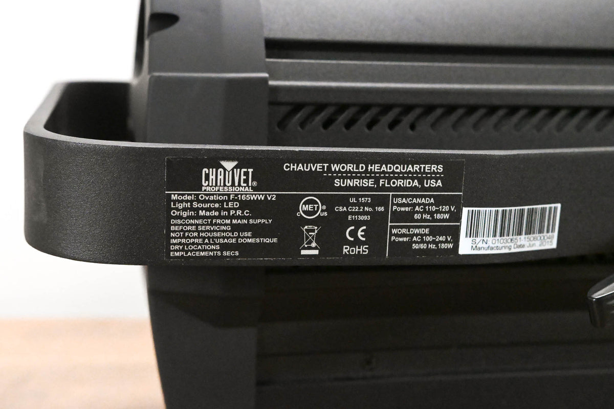 Chauvet Ovation F-165WW V2 Warm White LED Fresnel