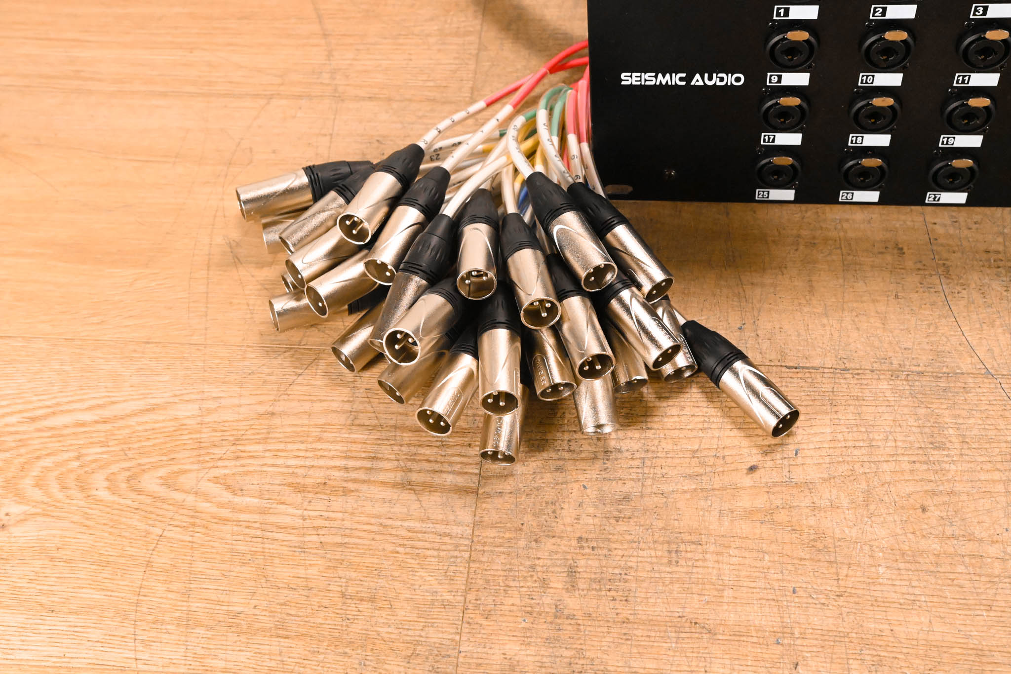 Seismic Audio SARMSS-32x1515 - 32-CH XLR TRS Combo Splitter Snake Cable