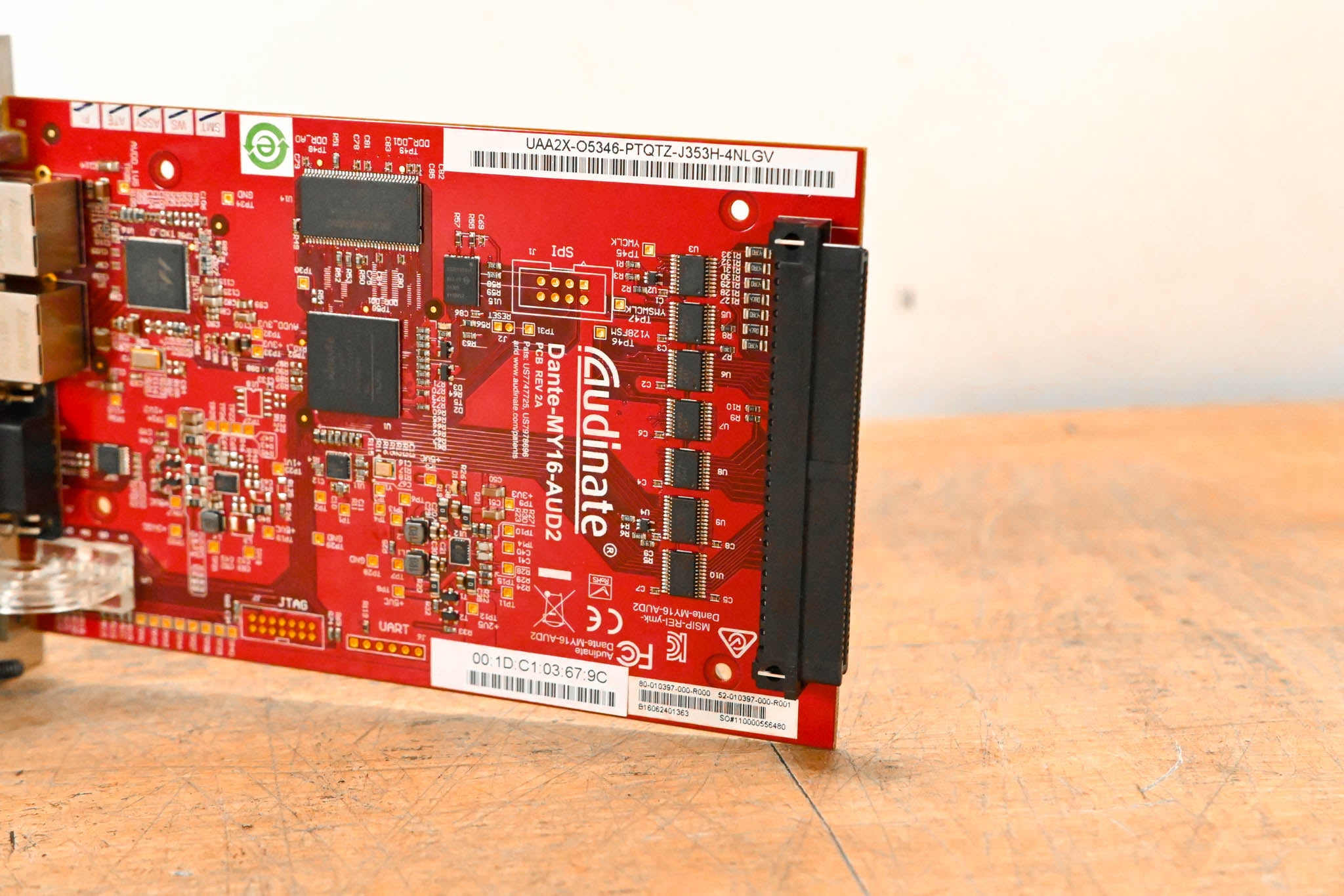 Audinate Dante-MY16-AUD2 16-Channel Dante Network I/O Card