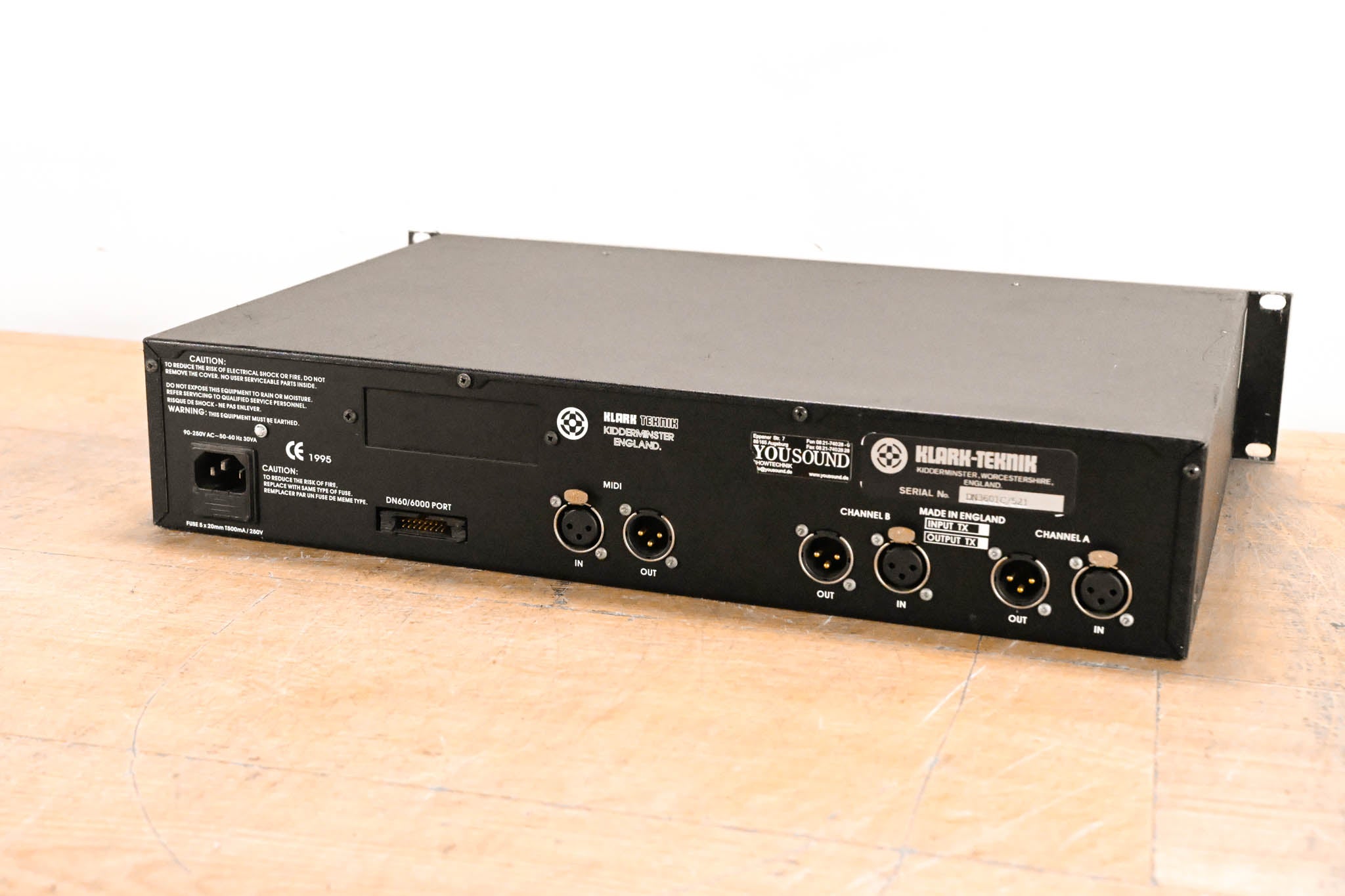 Klark Teknik DN3601 Programmable Slave Graphic Equalizer