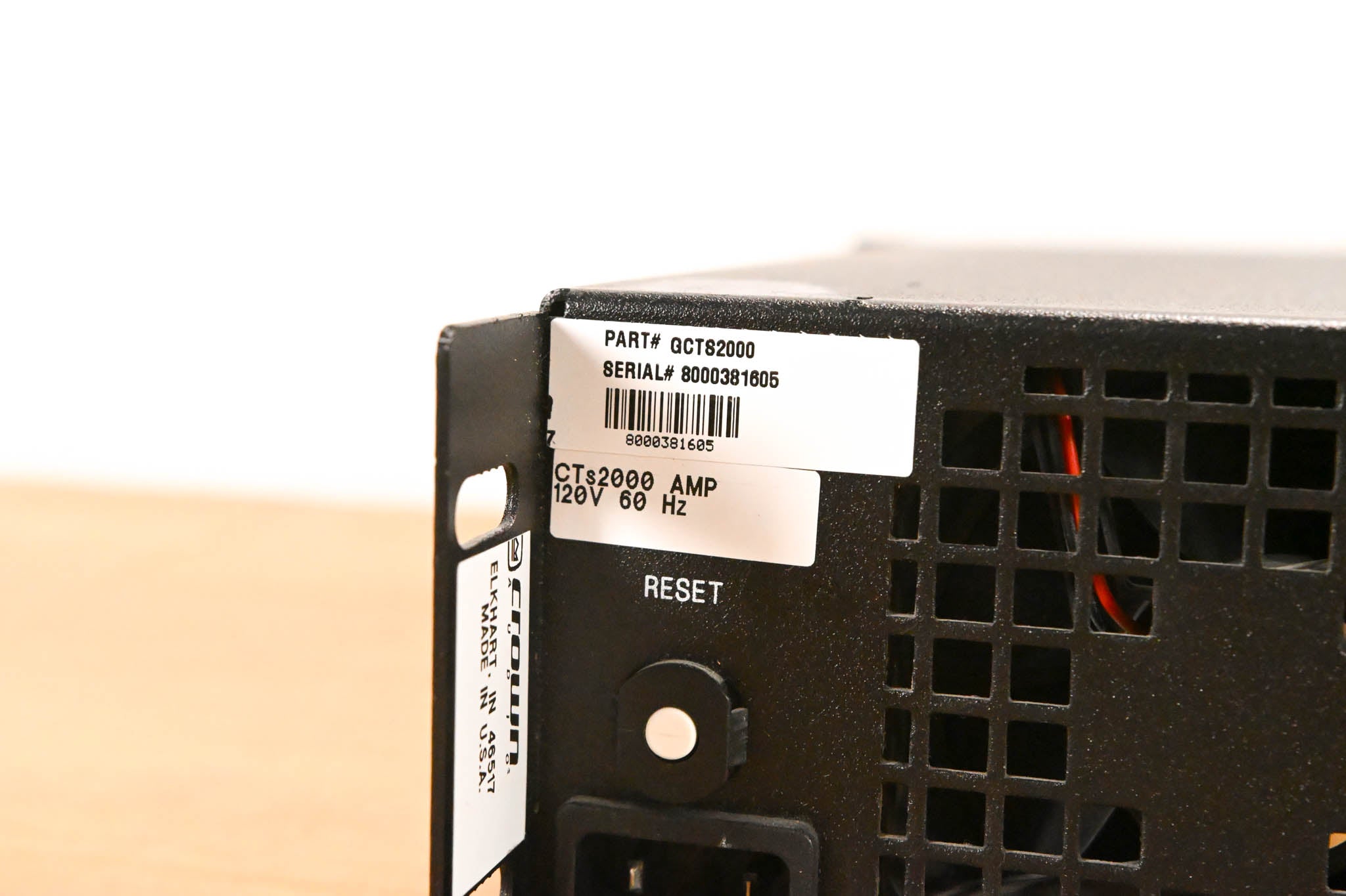 Crown CTs 2000 2-Channel 1000W Power Amplifier