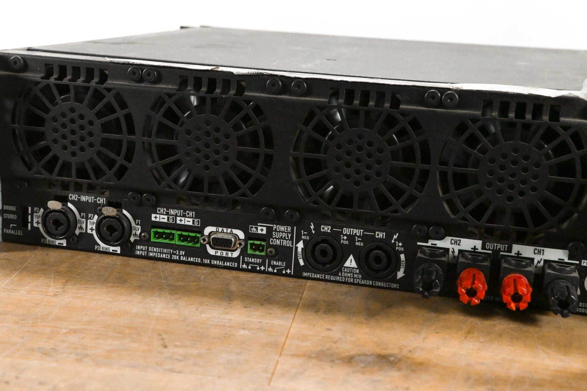 QSC PowerLight 9.0 PFC Power Factor Corrected 2-Channel Power Amplifier