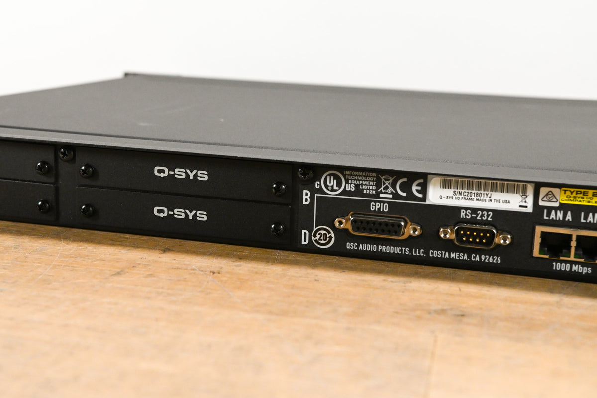 QSC Q-SYS I/O Frame Type 2