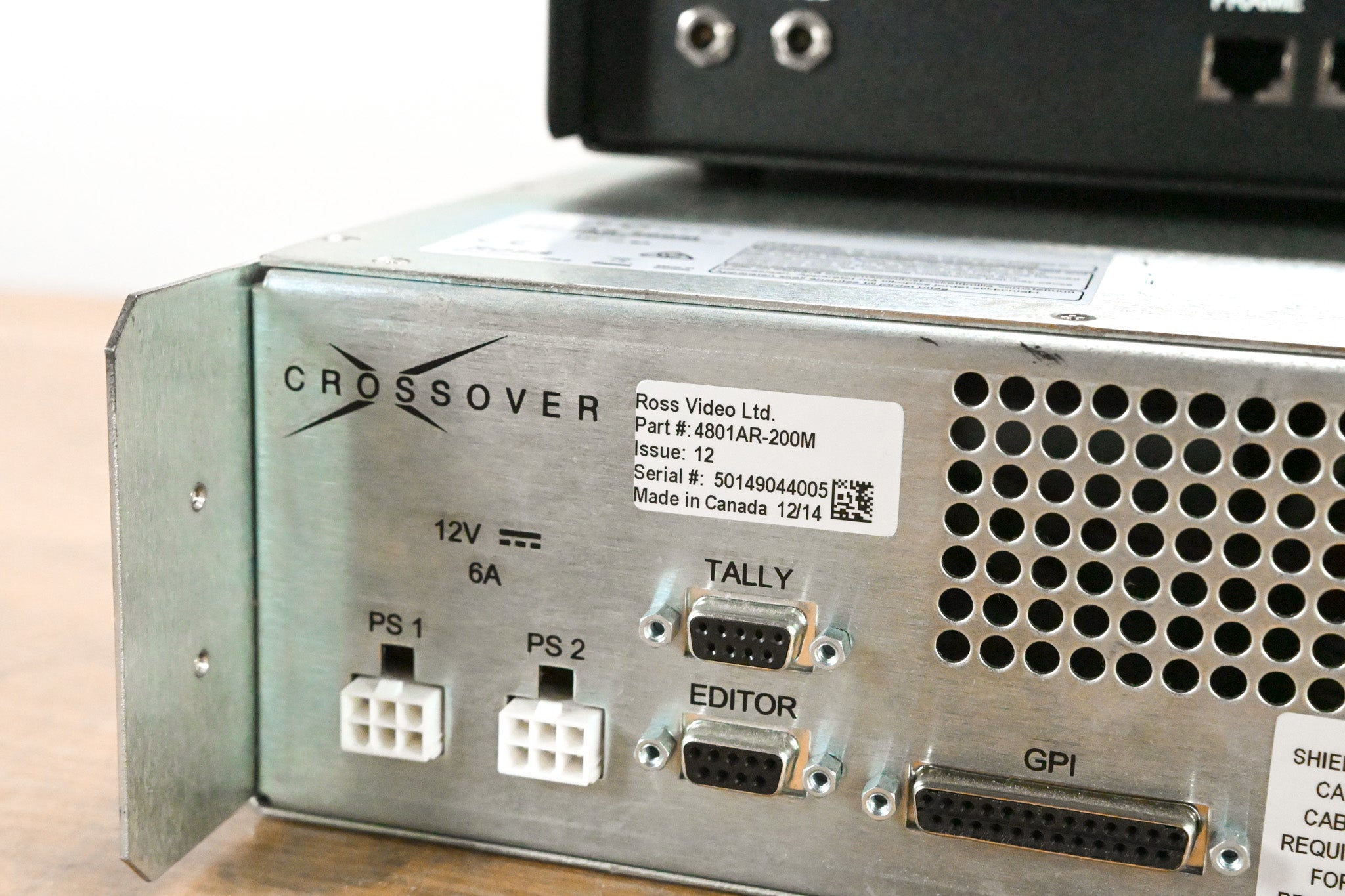 Ross CrossOver 12 12-Input HD Production Switcher (NO POWER SUPPLY)
