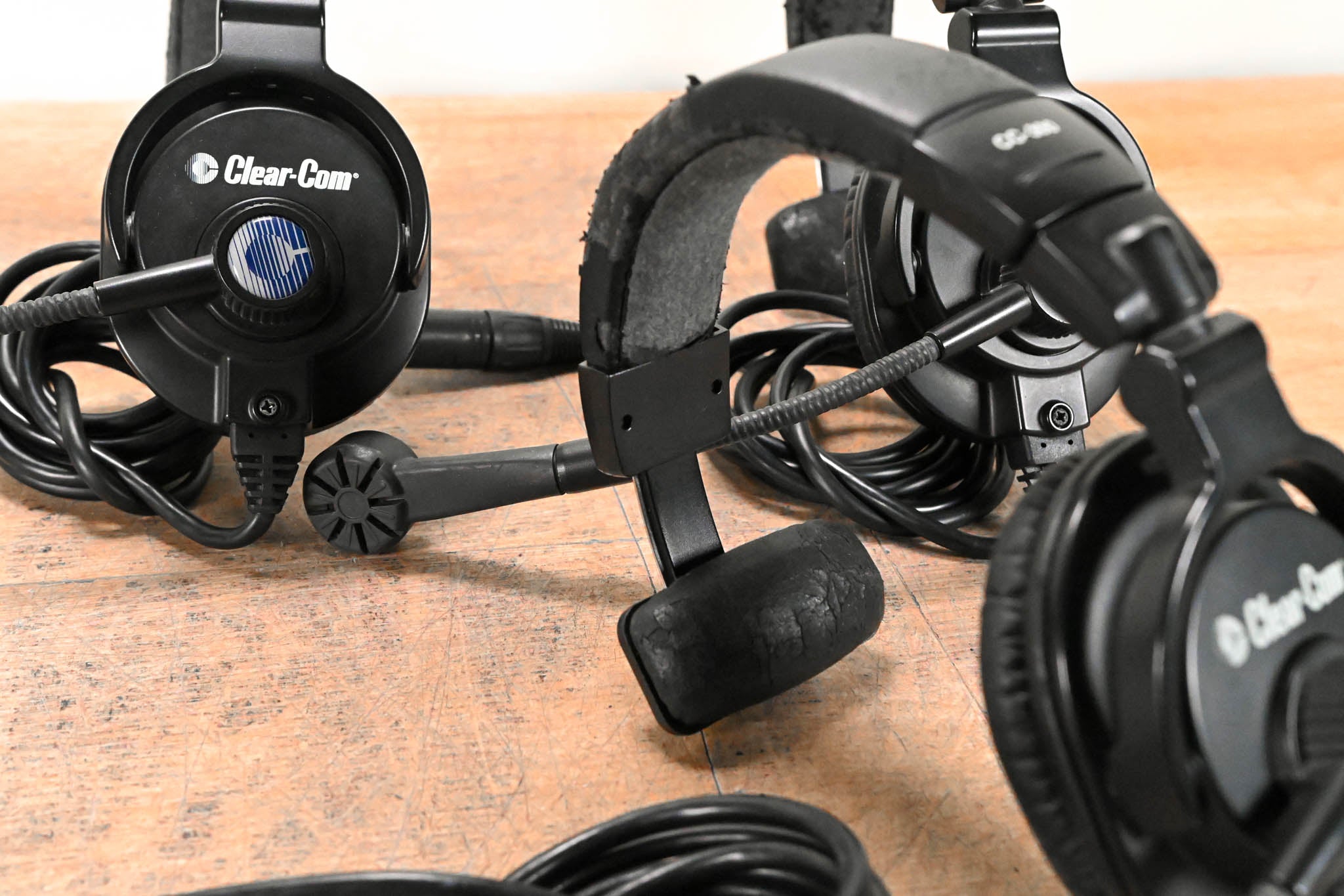 Clear-Com CC-300-X5 Single-Ear Headset w/ 5-pin XLR Connector Pack of 3