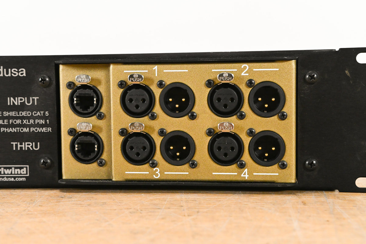 Whirlwind CATDUSA-2R-KIT 2 RU Rackmount Kit w/ Dual Catdusa Snake Boxes