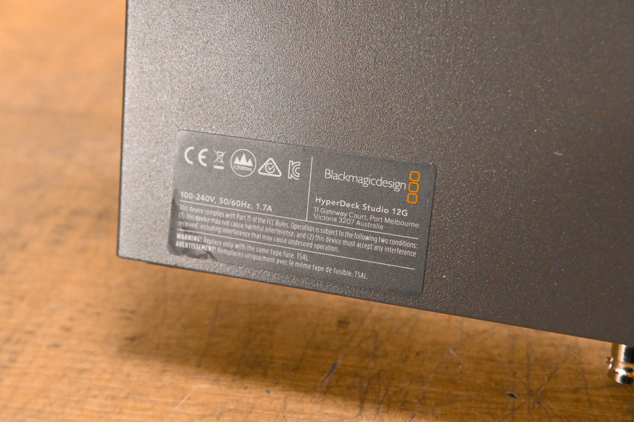 Blackmagic Design HyperDeck Studio 12G