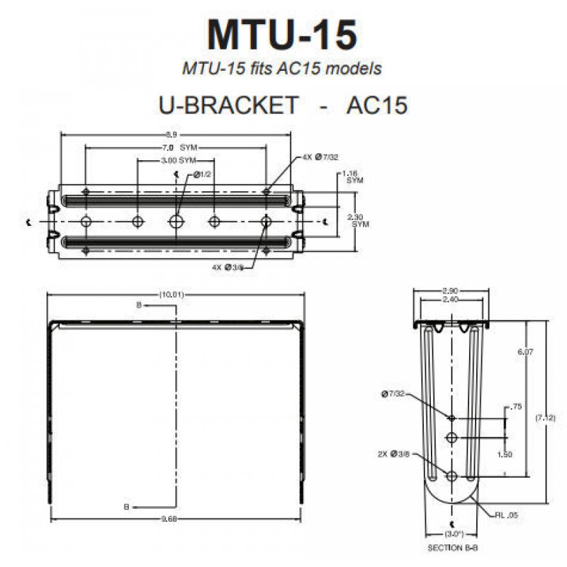 JBL MTU-15-WH