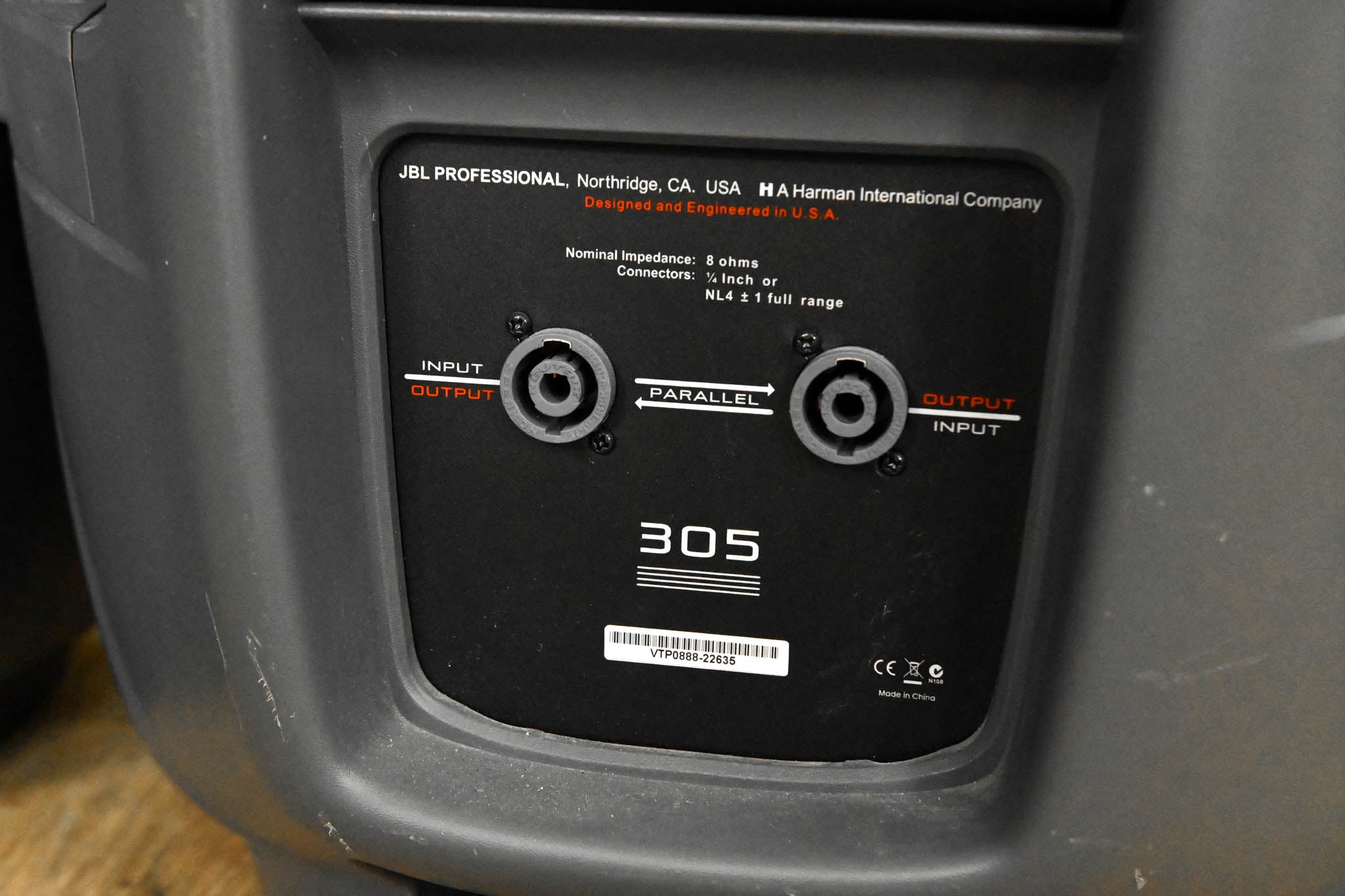 JBL EON 305 Portable 15" Two-Way Bass-Reflex Loudspeaker (PAIR)