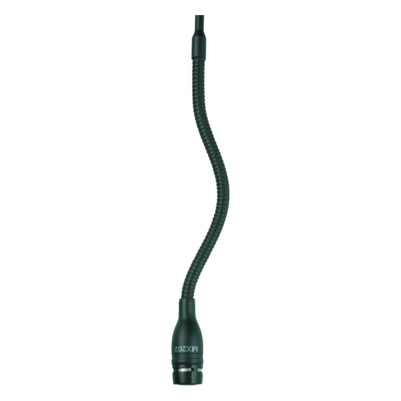 Microflex Series Overhead Gooseneck (Black, Supercardioid, In-line Preamp)