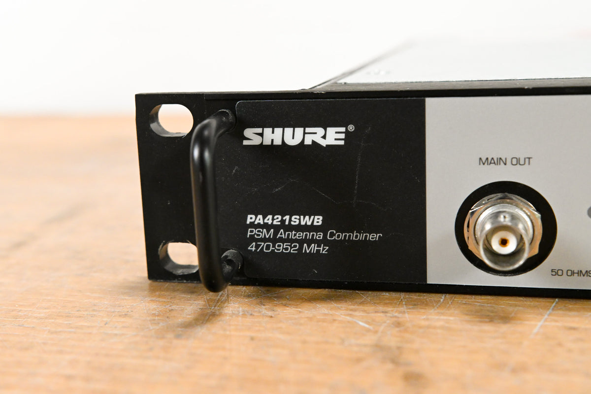 Shure PA421SWB 4-Port Antenna Combiner - 470-952 MHz