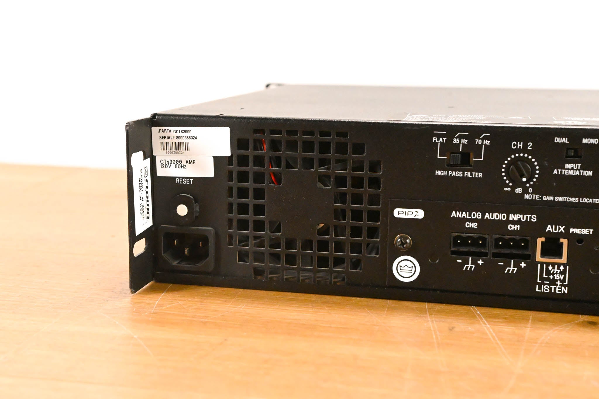 Crown CTs 3000 Two-Channel 1500W Power Amplifier