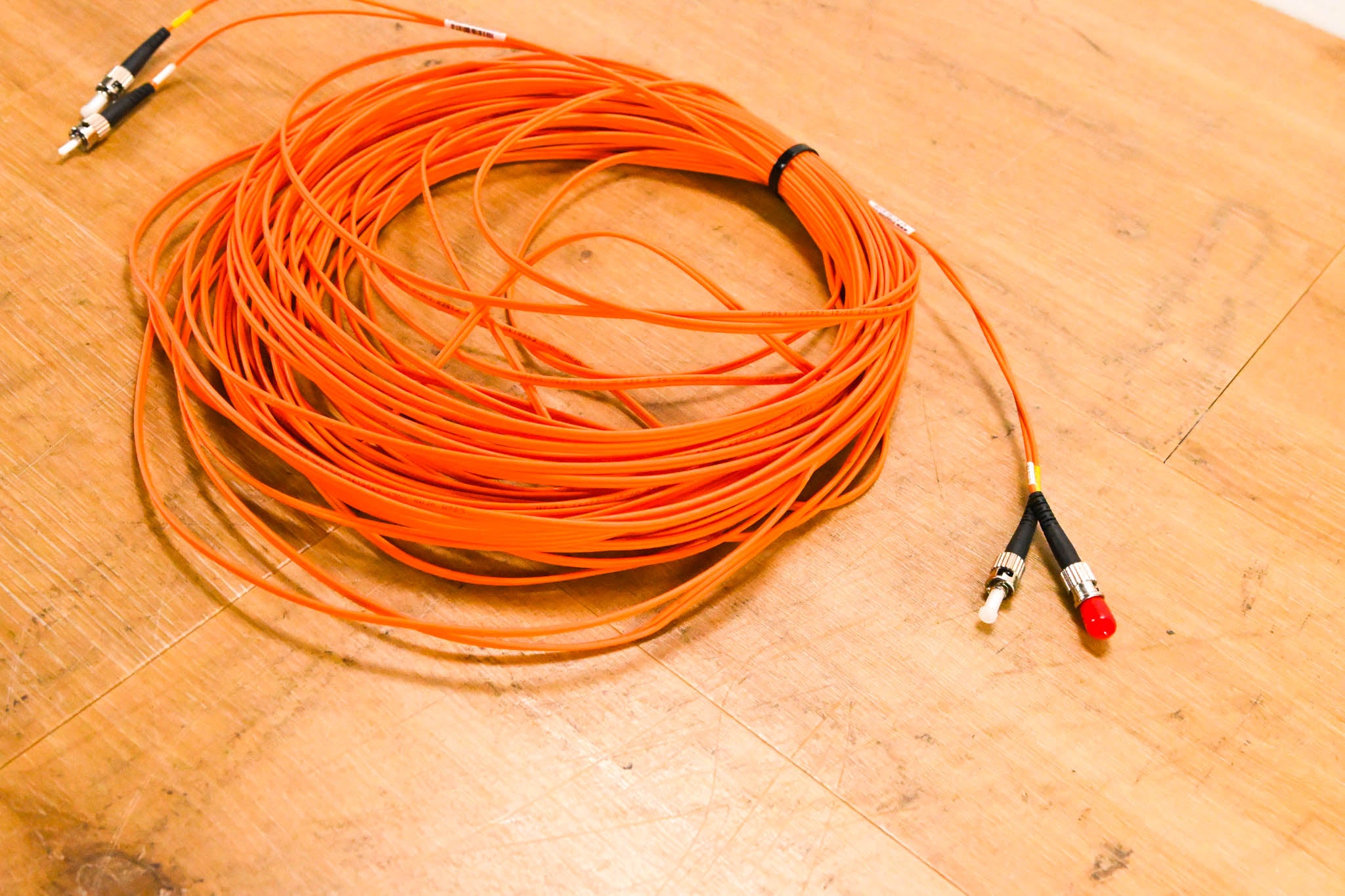 Tripp Lite ST-ST Duplex OM1 62.5/125 Multimode Fiber Cable - 100'